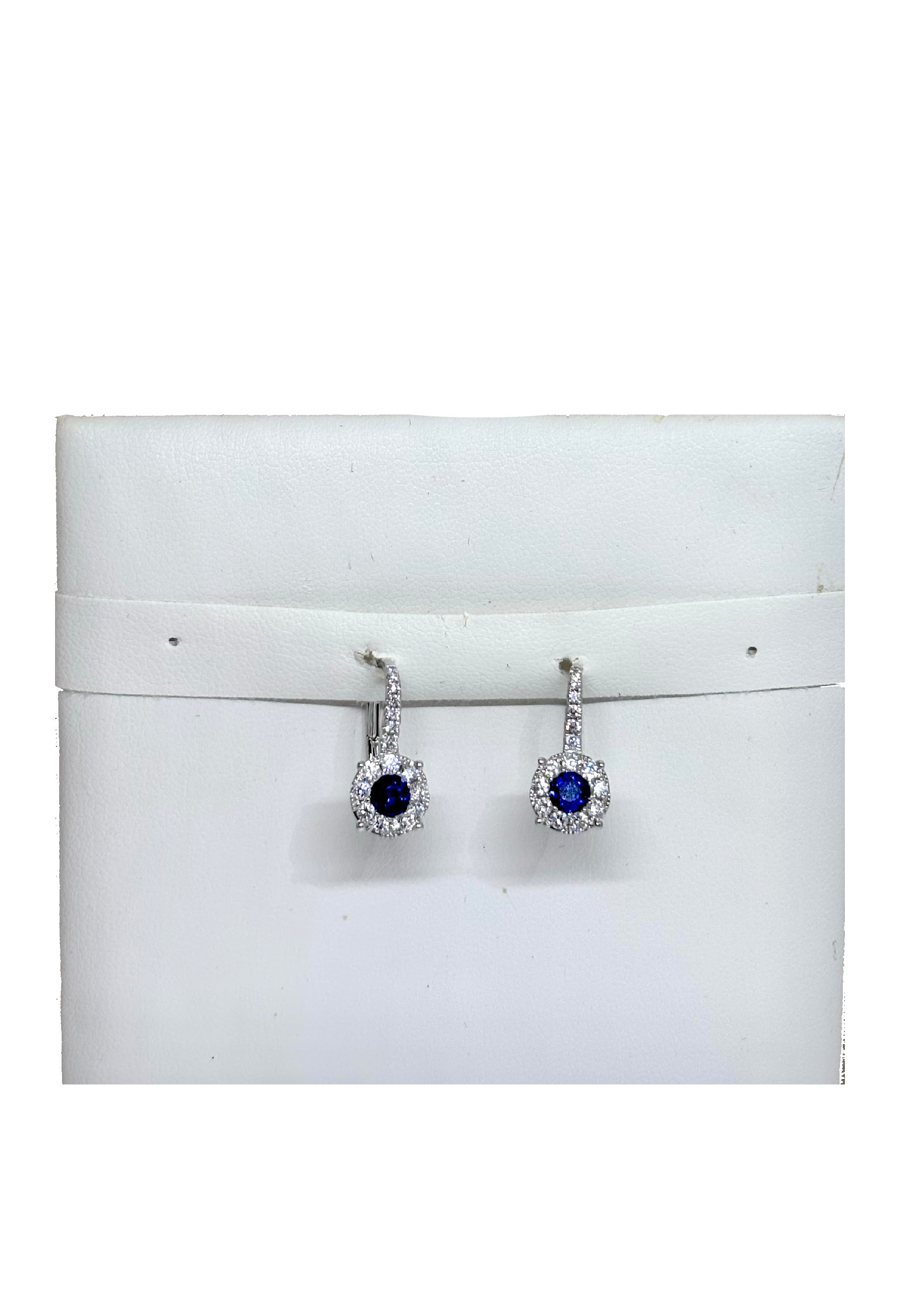 Orecchini zaffiri brillanti