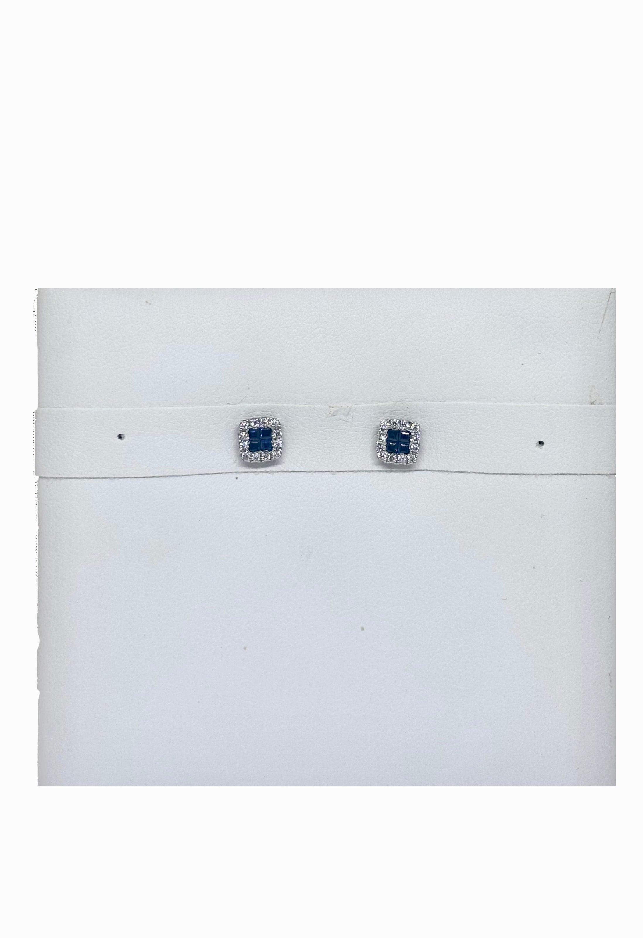 Orecchini zaffiro brillanti
