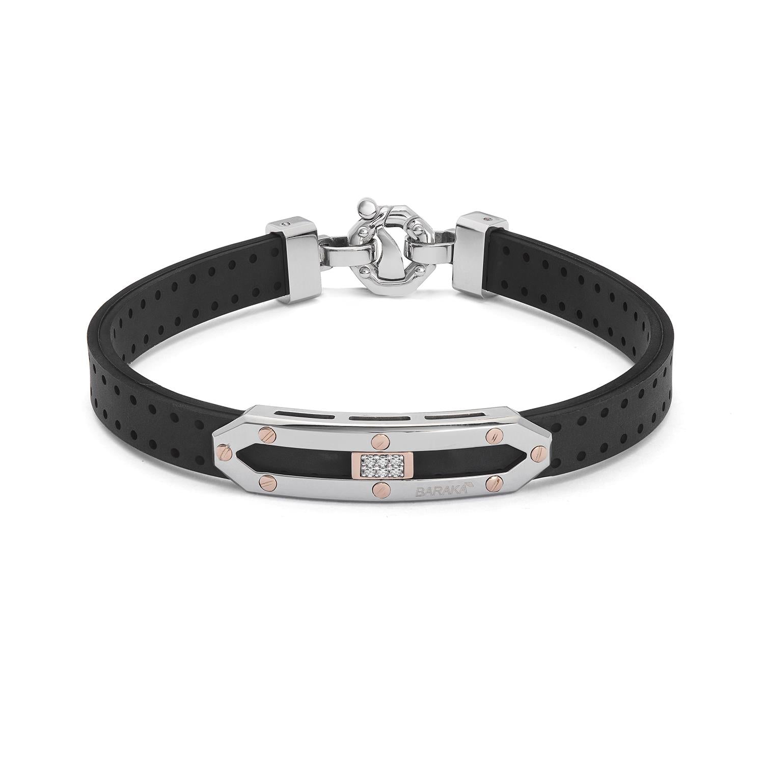 Bracciale Baraka' Vortex Caucciù oro BR373721