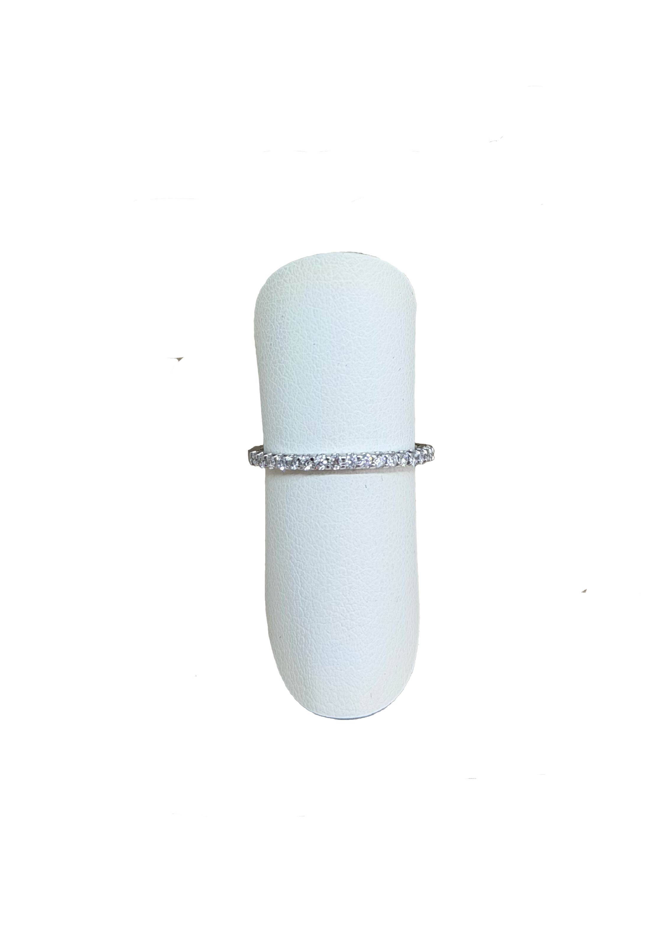 Anello fede brillanti
