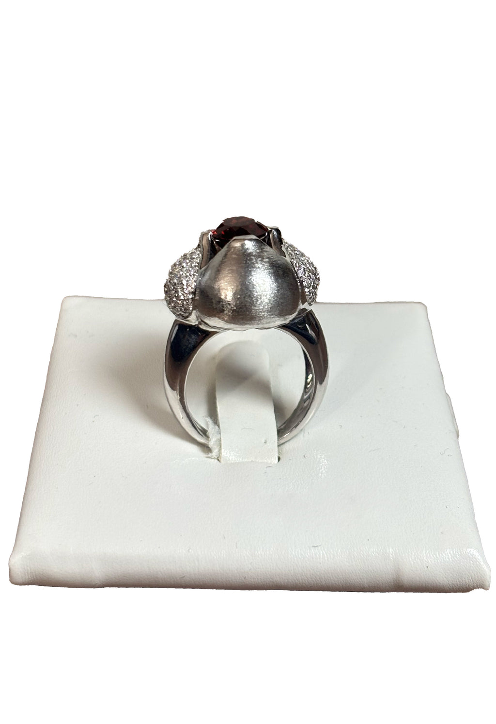 Anello Rodolite Brillanti