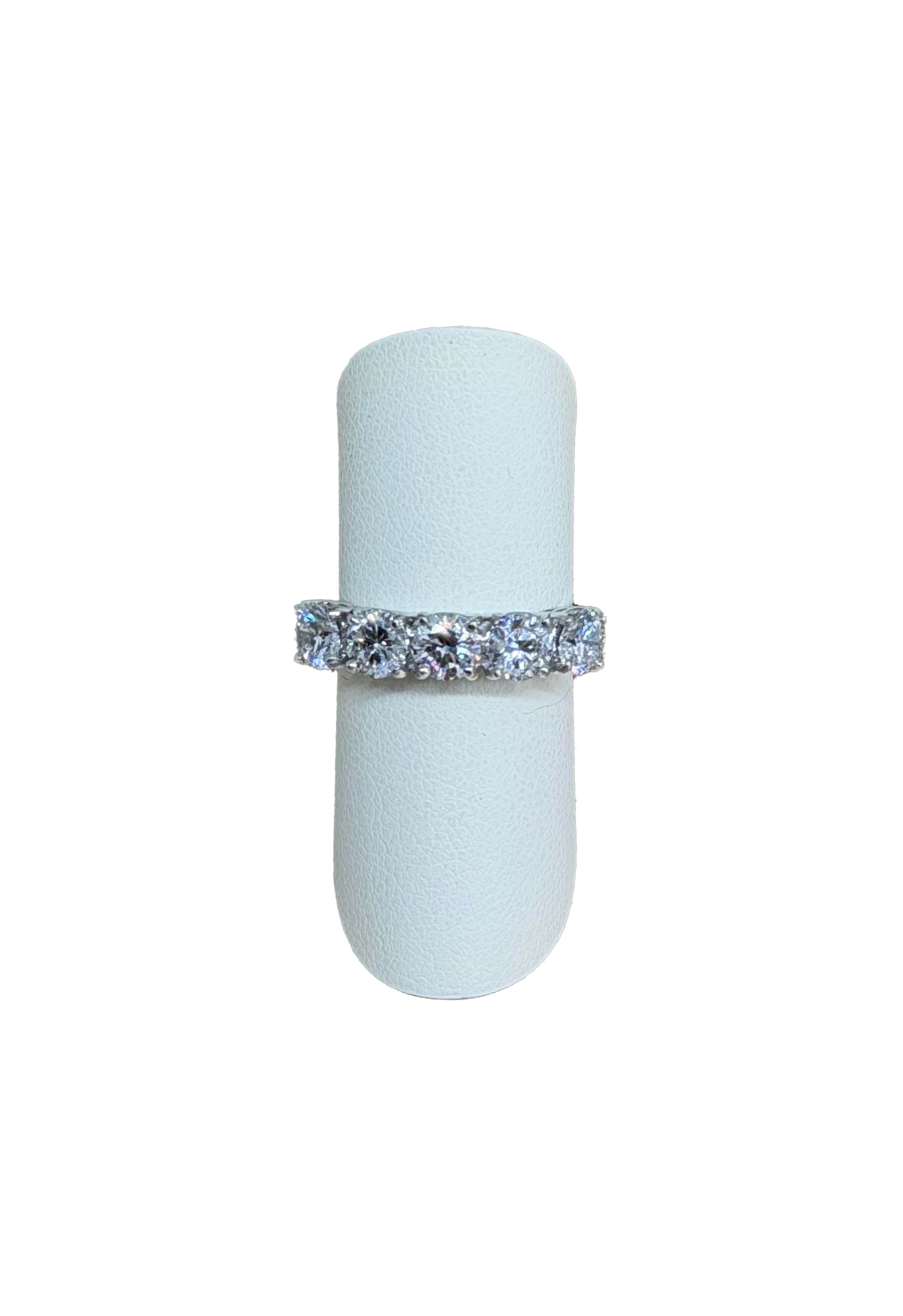 Fedina oro bianco e diamanti labgrown