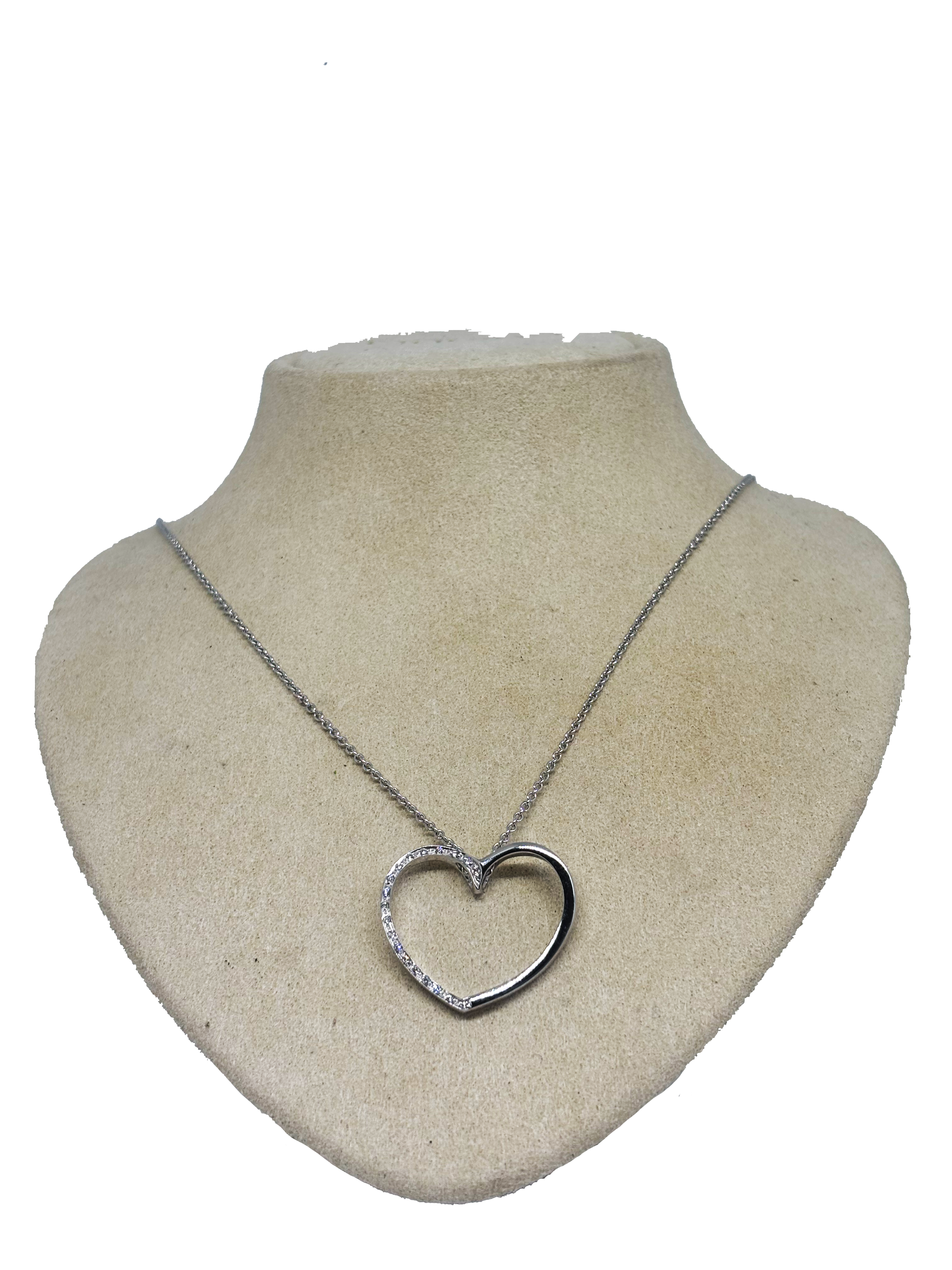 girocollo cuore brillanti Leo Pizzo