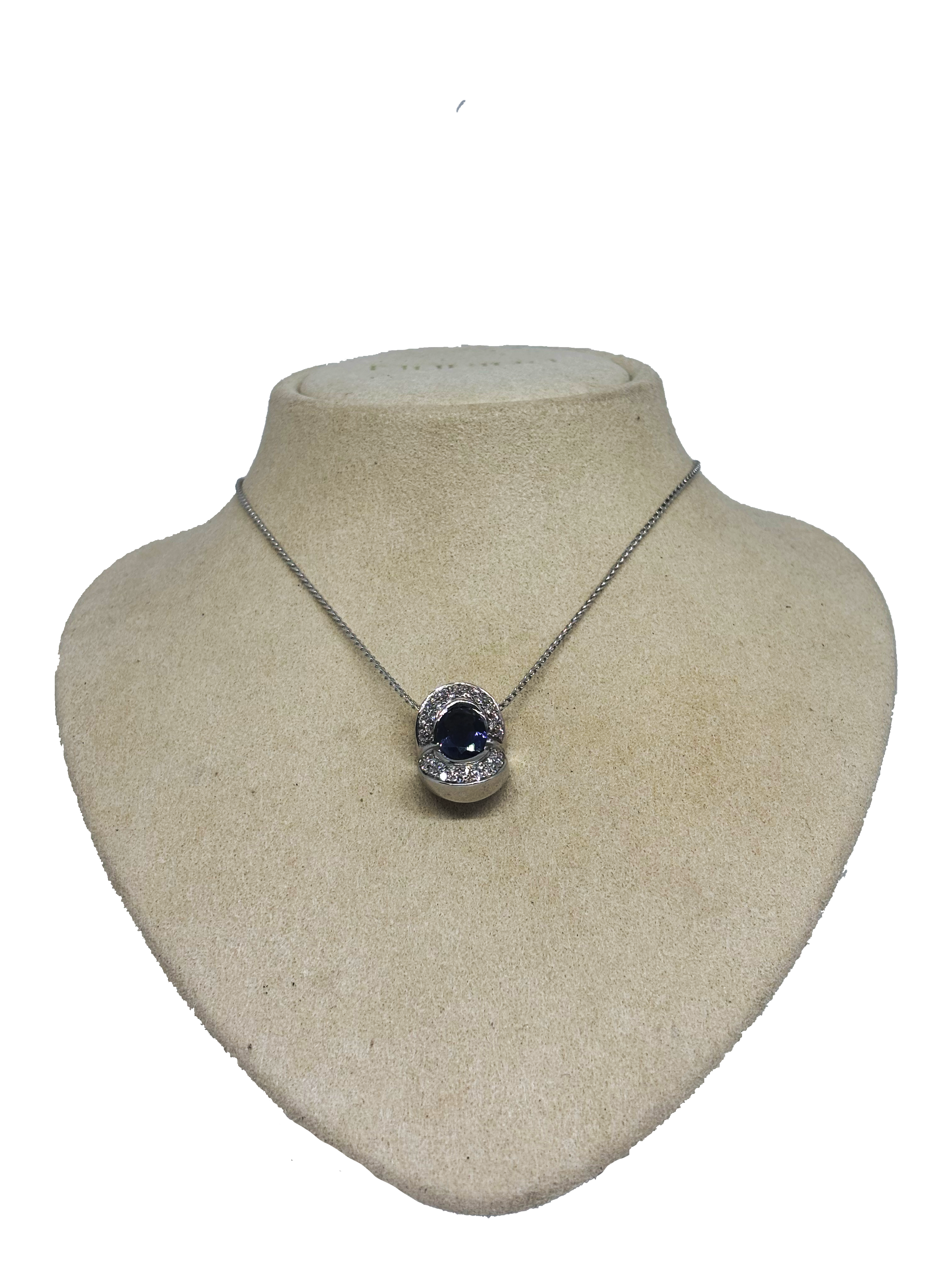 Girocollo Iolite brillanti