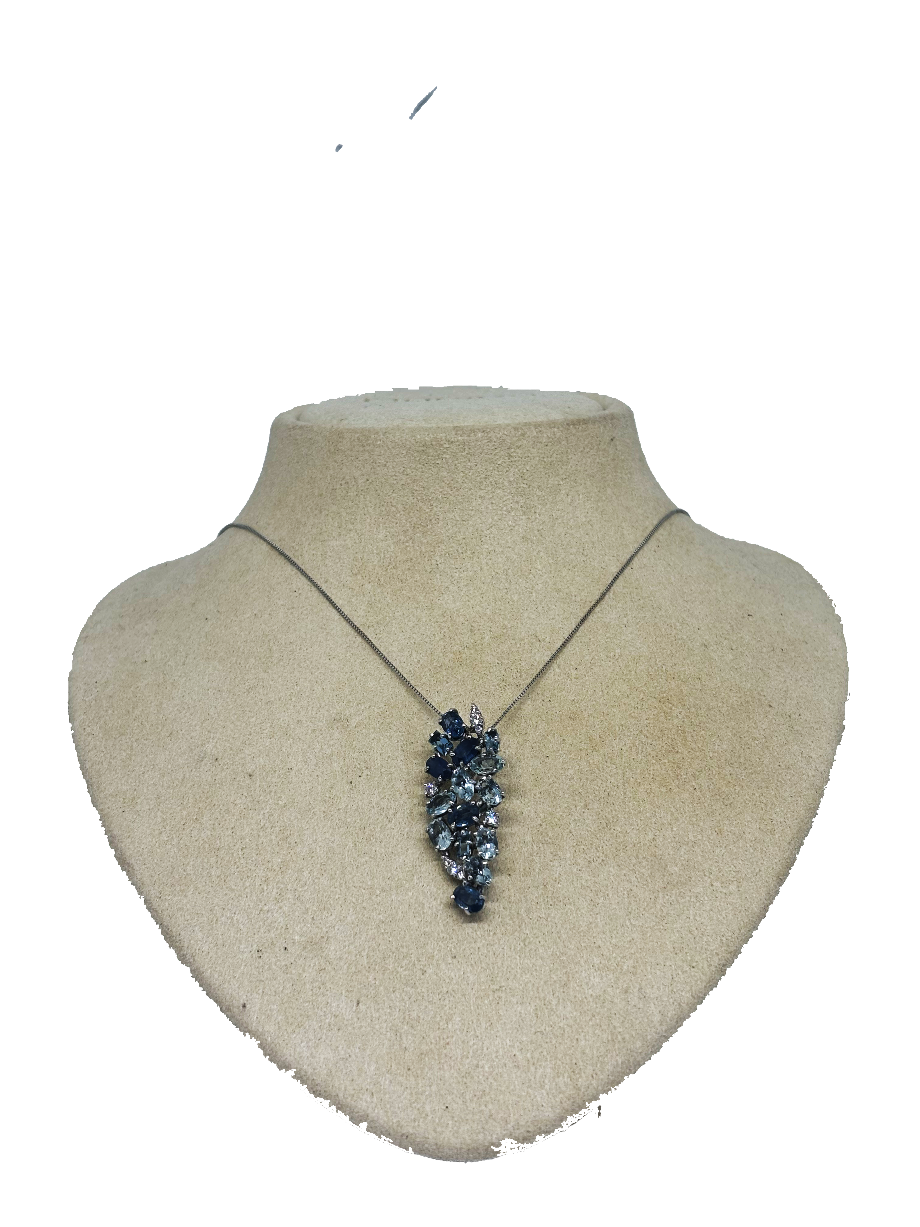 Girocollo scintilla Rajola acquamarina Iolite