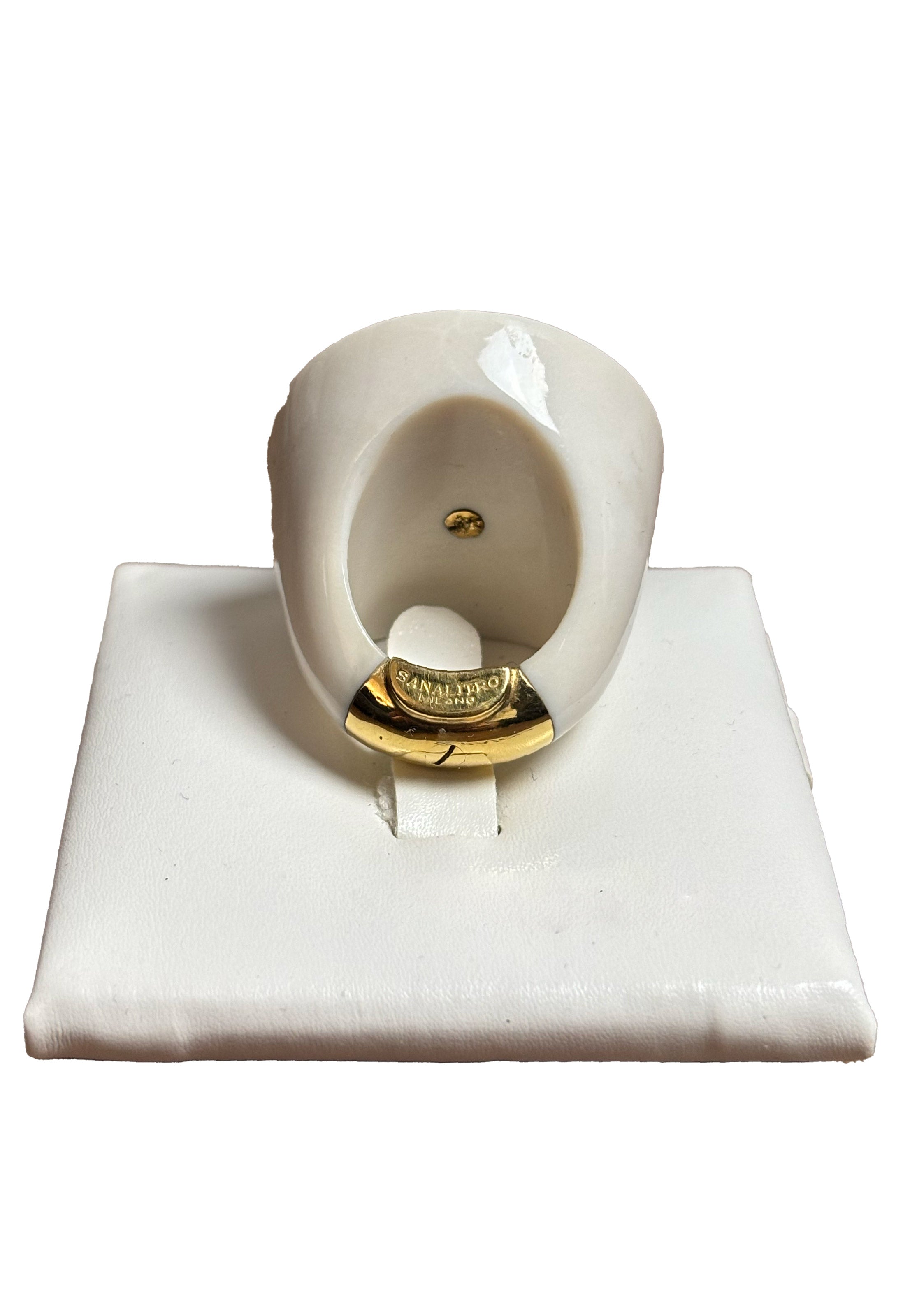 Anello agata perla mabè