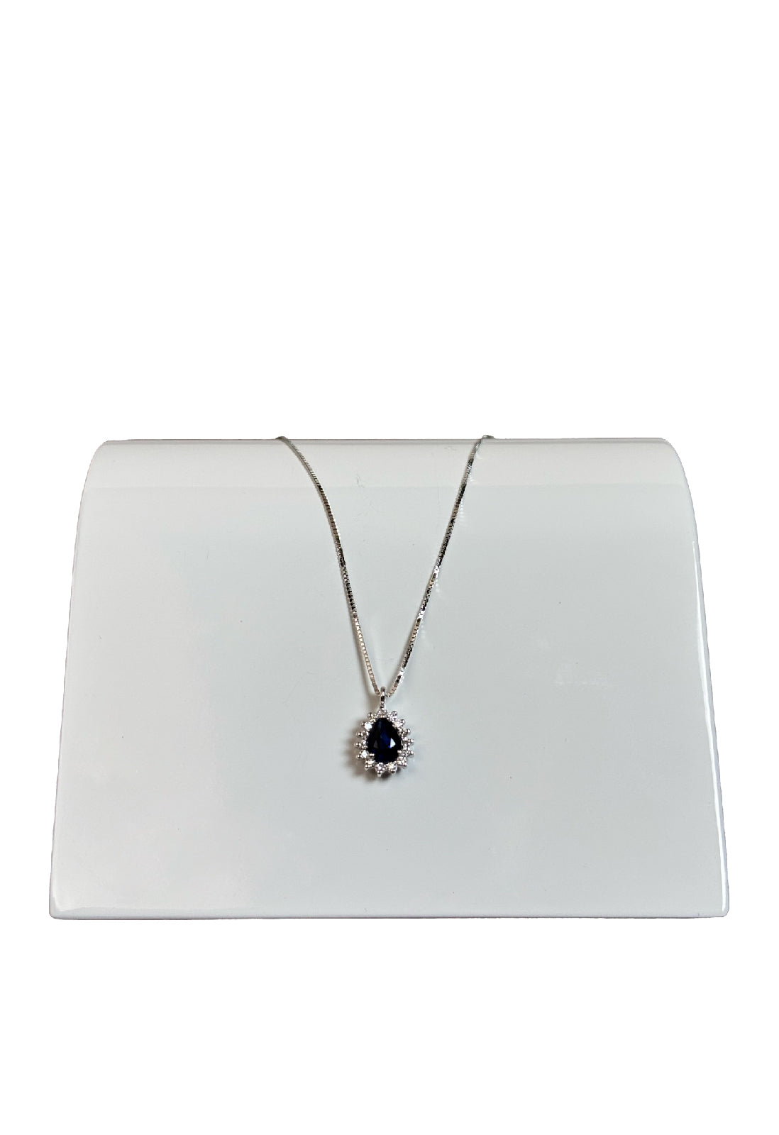 Girocollo zaffiro brillante