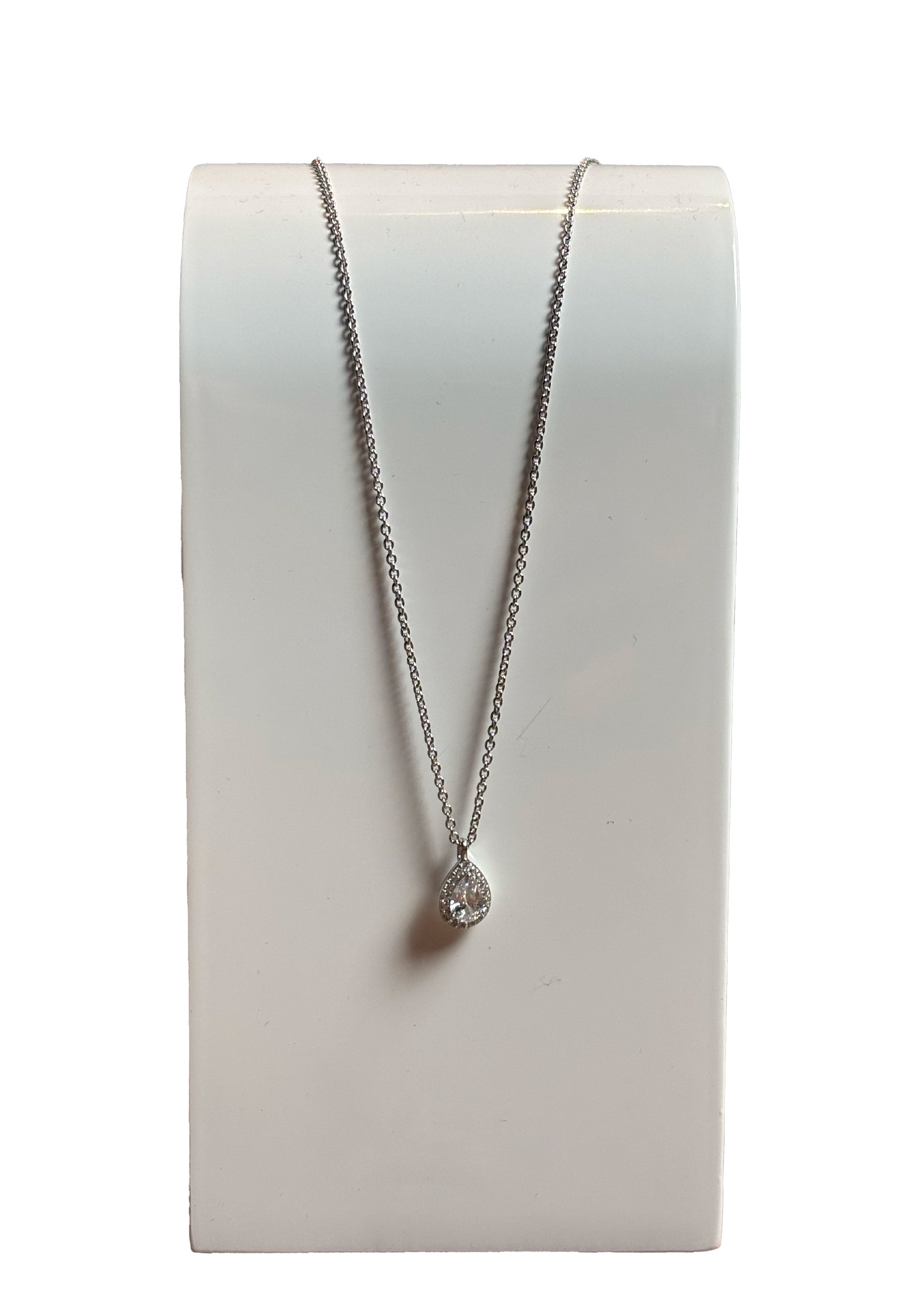 Girocollo argento goccia