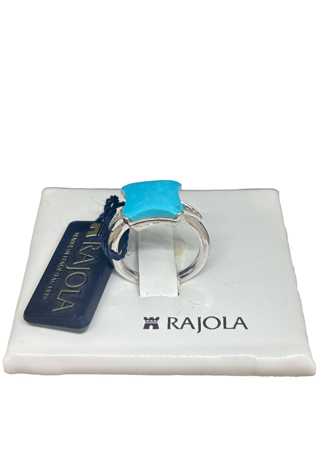 Anello Rajola Collezione Sinfonia turchese brillanti
