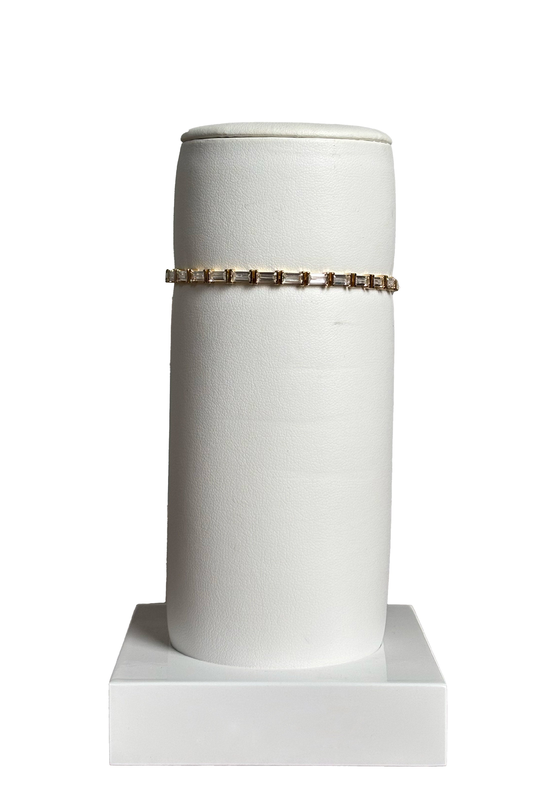 Bracciale tennis argento zirconie
