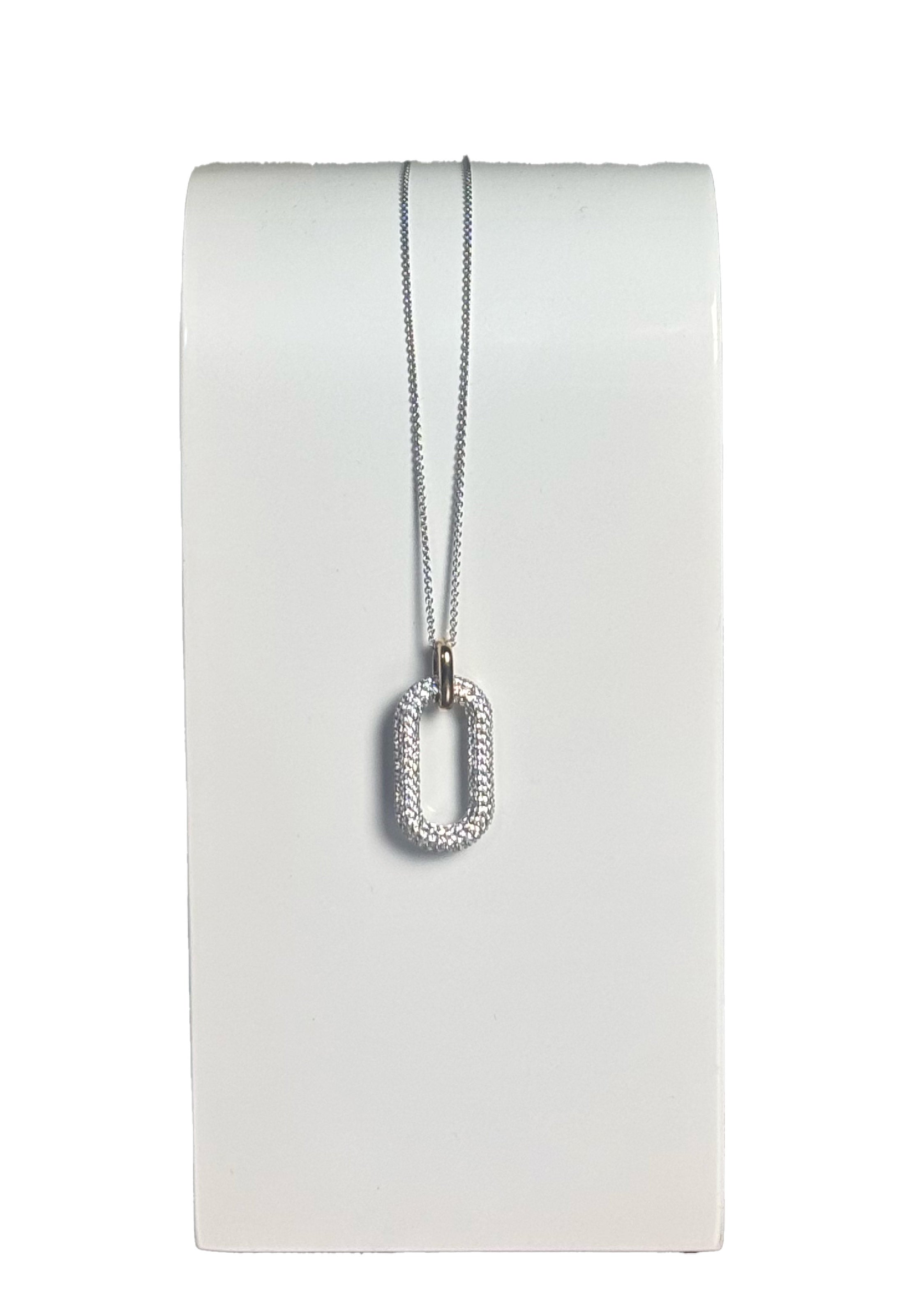 Girocollo argento zirconie