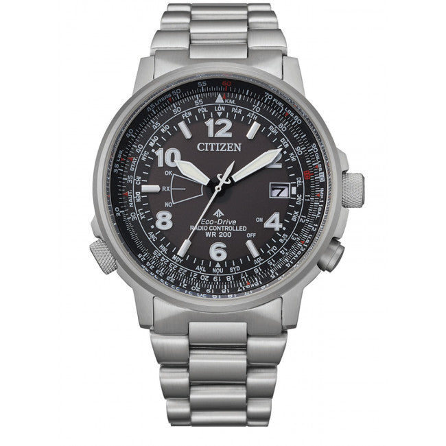 Orologio citizen radio controllato pilot CB0240-88E