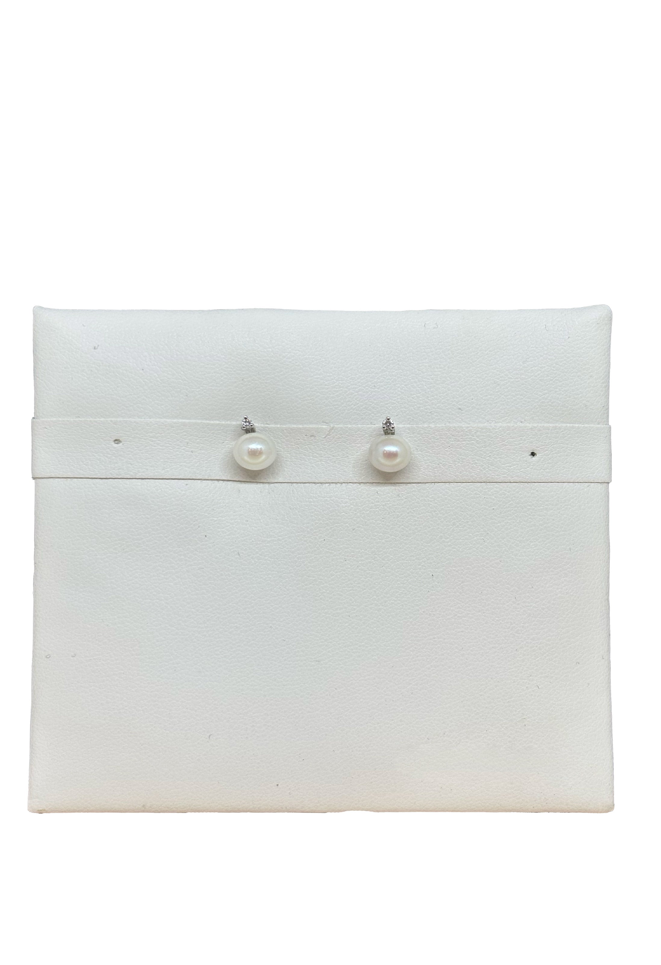 Orecchini perle brillanti