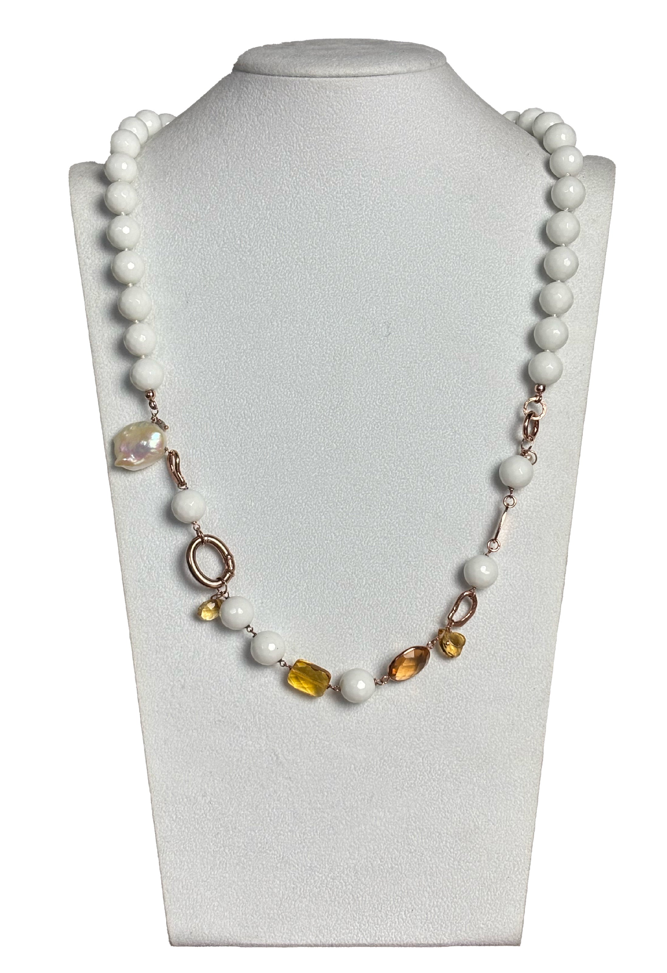 Collana scomponibile agata citrino