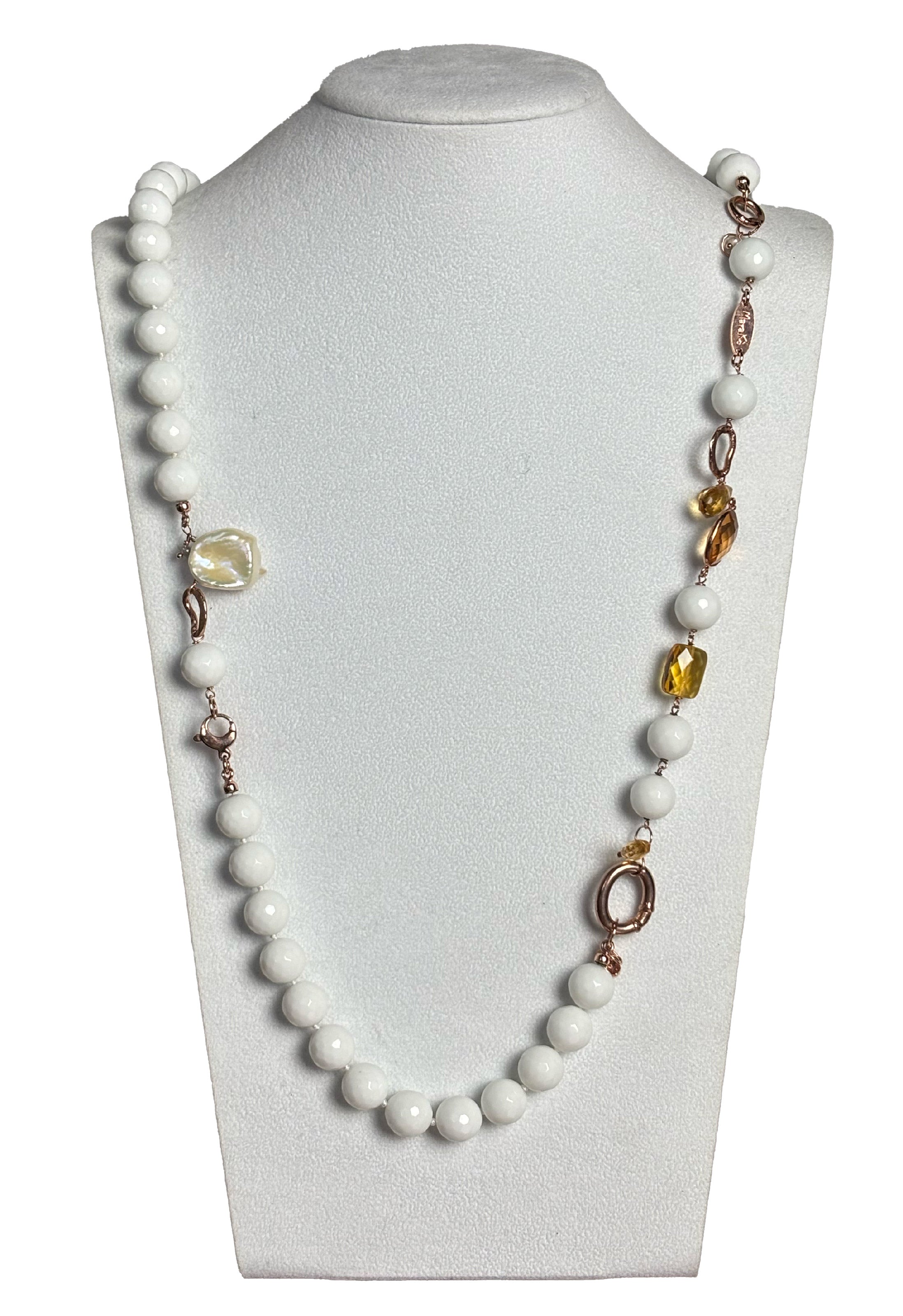 Collana scomponibile agata citrino