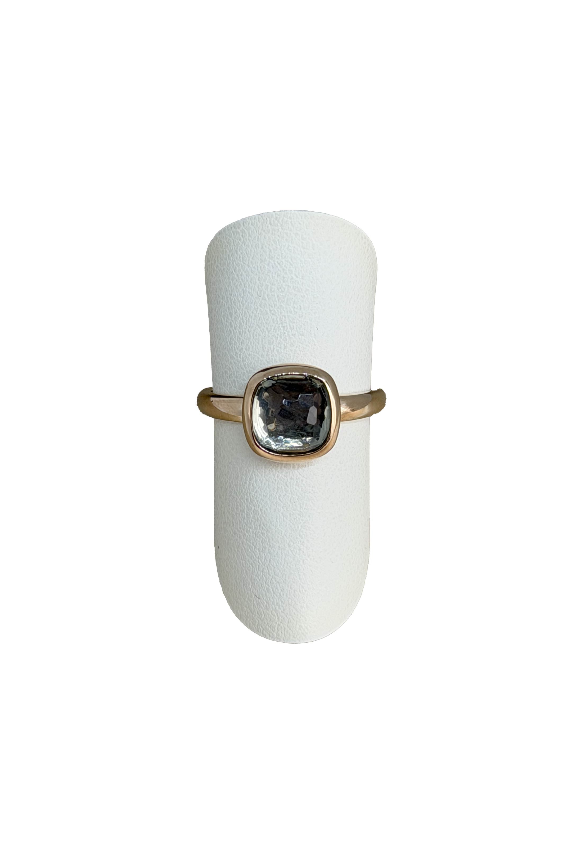 Anello Ti sento quarzo idrotermale