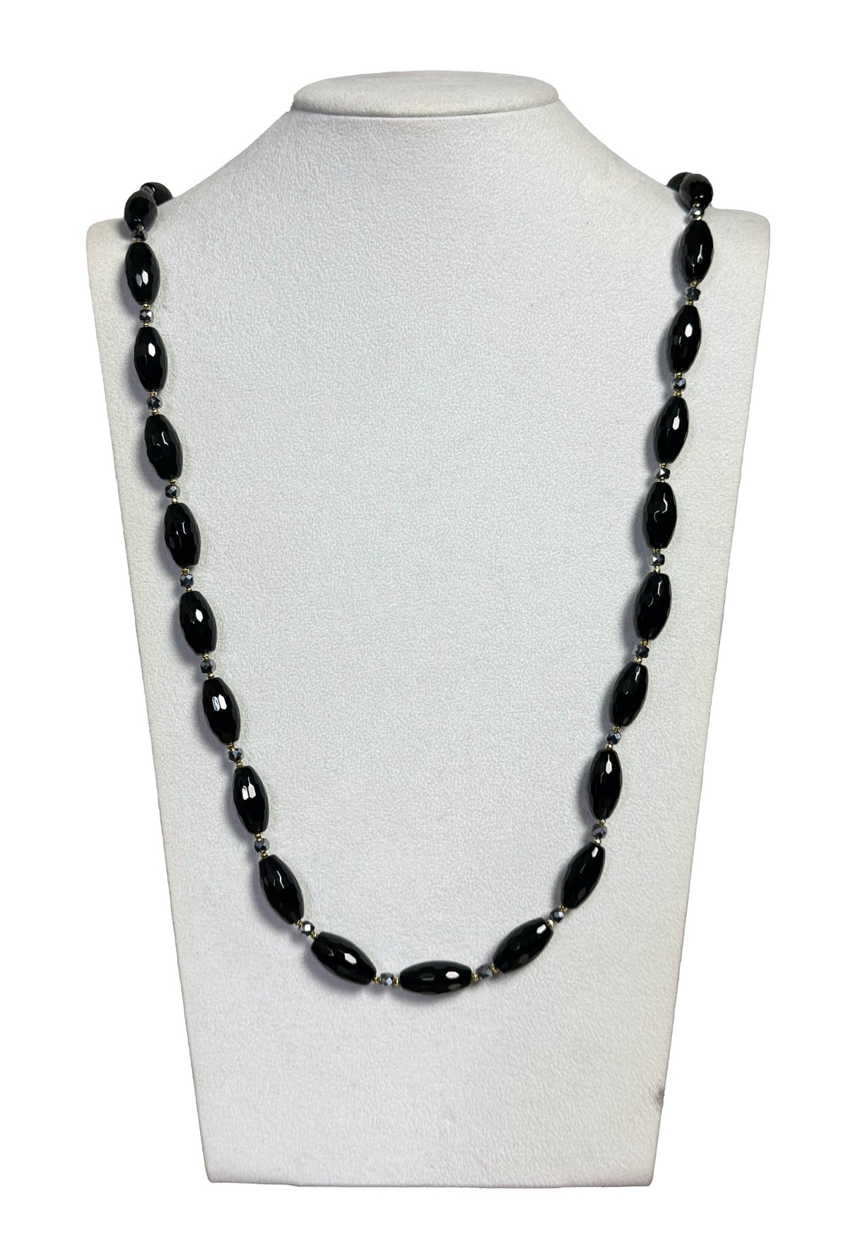 Collana in onice e terahertz