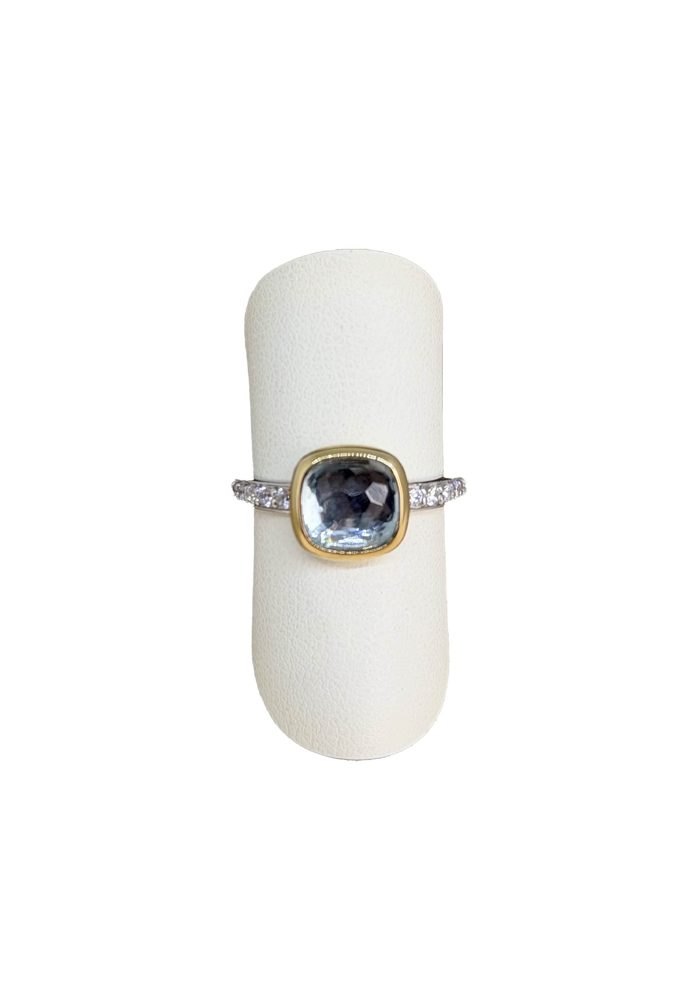 Anello ti sento quarzo idrotermale