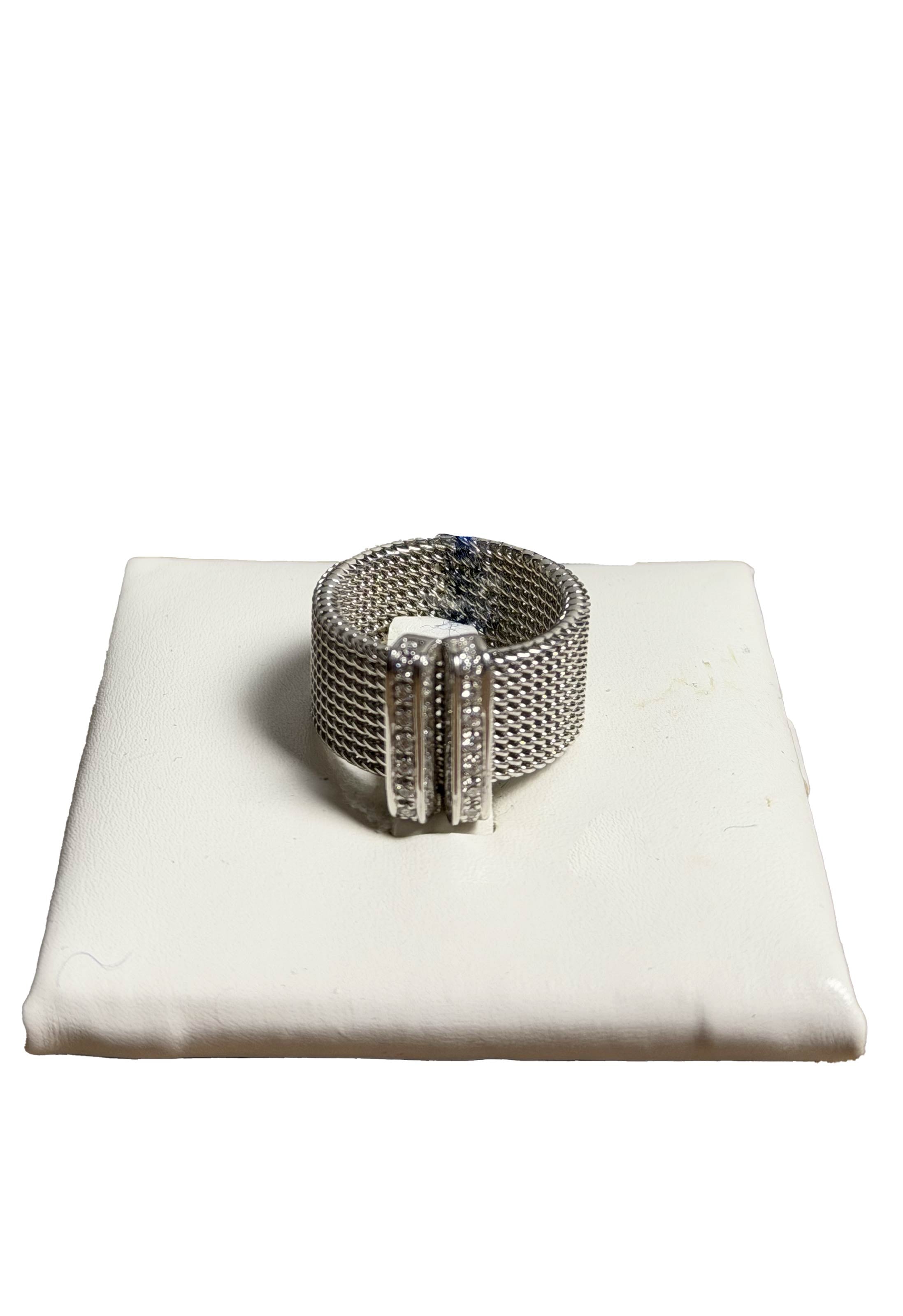 Anello Damiani maglia brillanti