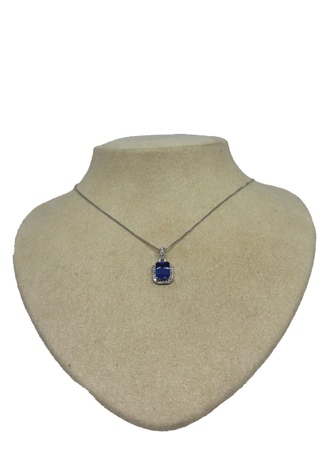 Girocollo tanzanite brillanti