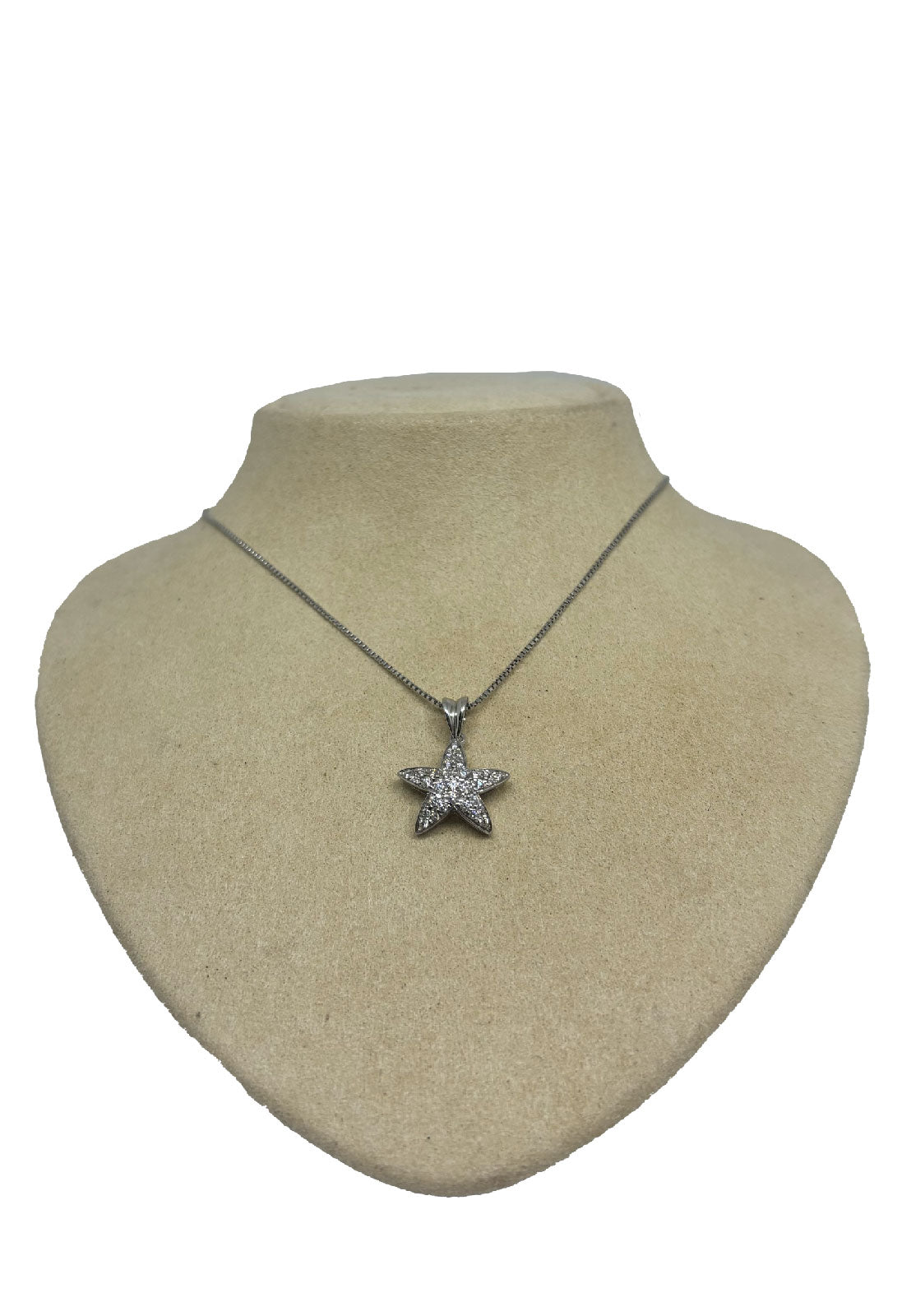 Girocollo stella brillanti