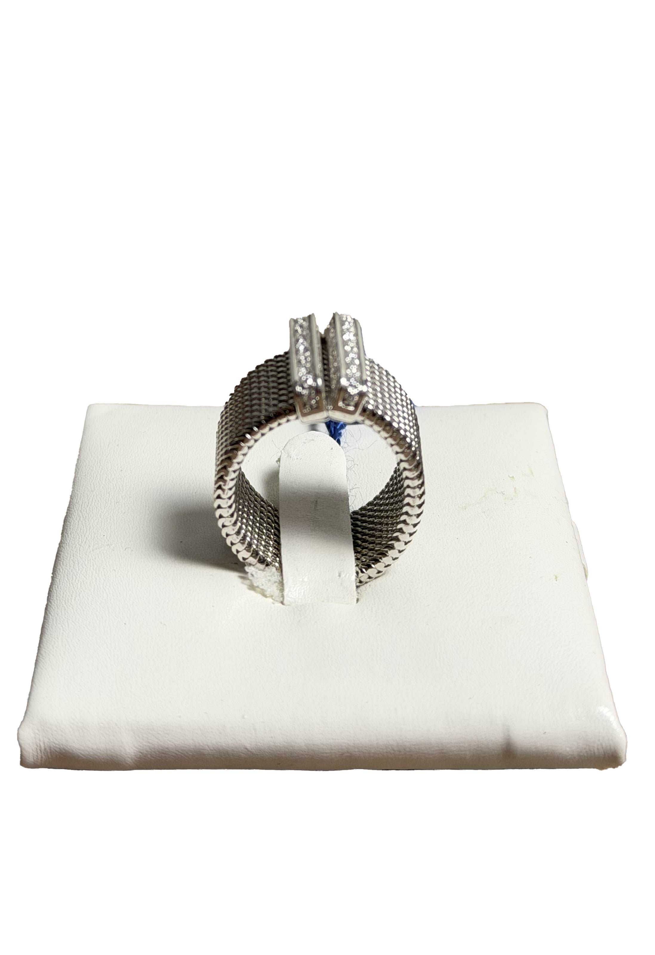 Anello Damiani maglia brillanti