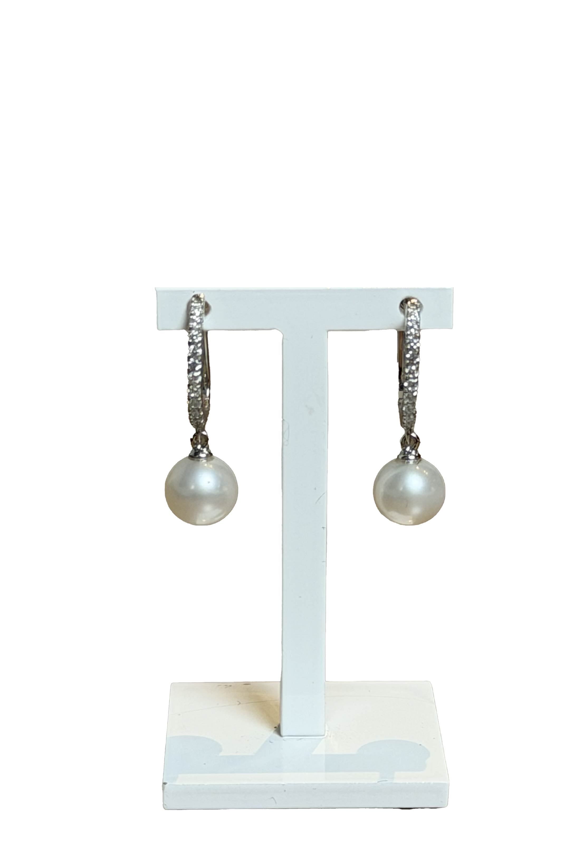 Orecchini perle e zirconie