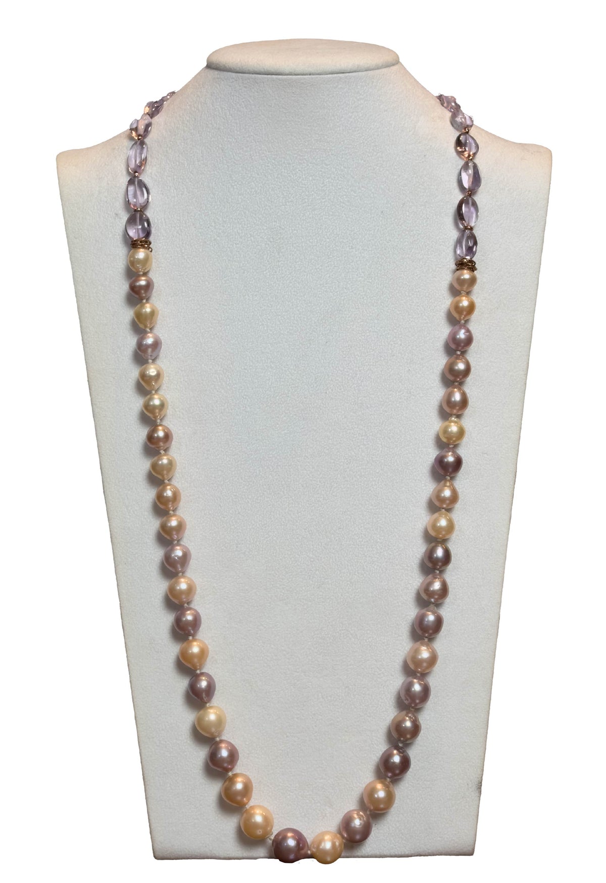 Collana multicolor ametista