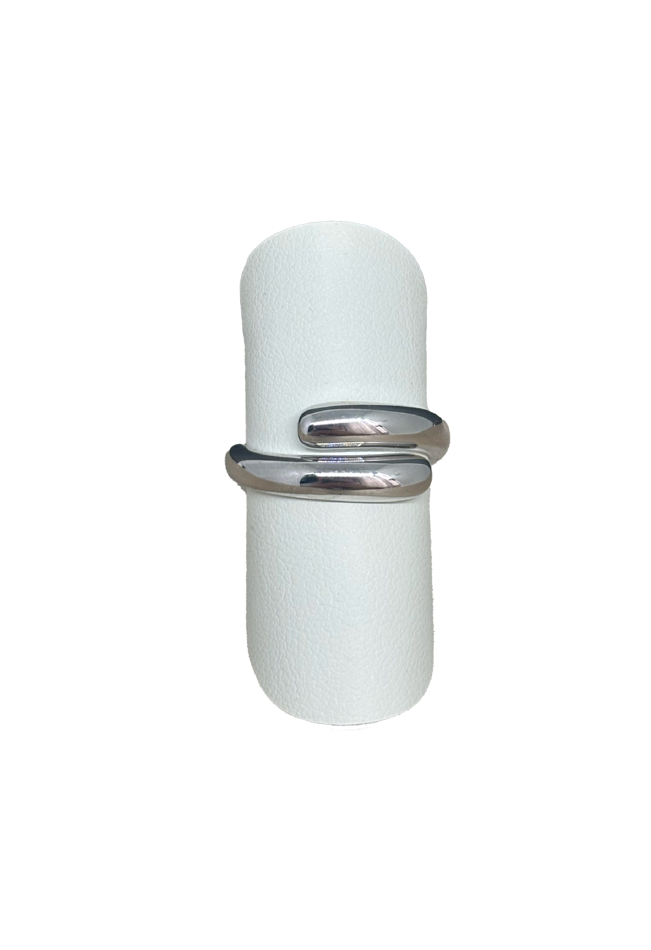Anello fascia argento