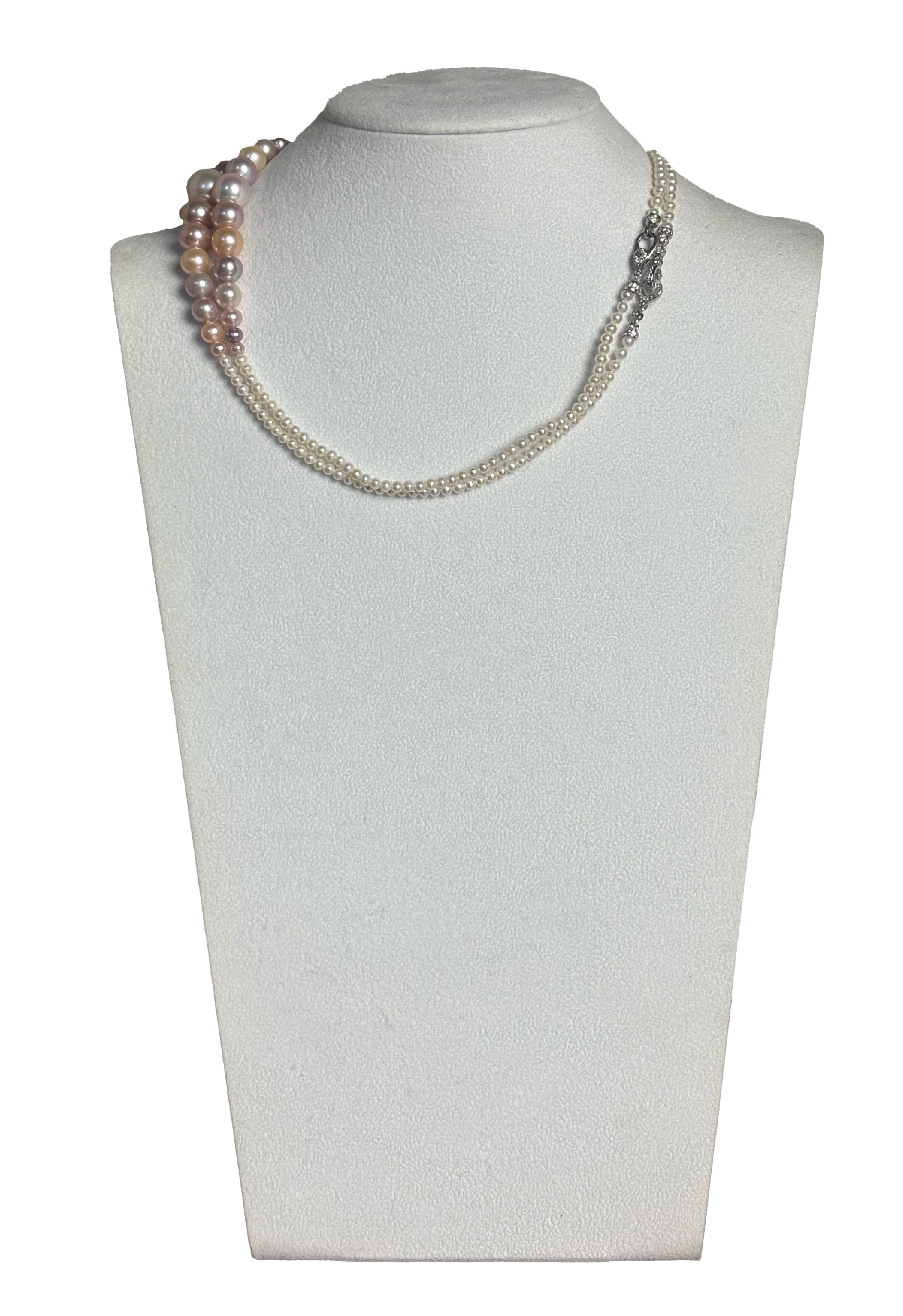 Collana perle multicolore
