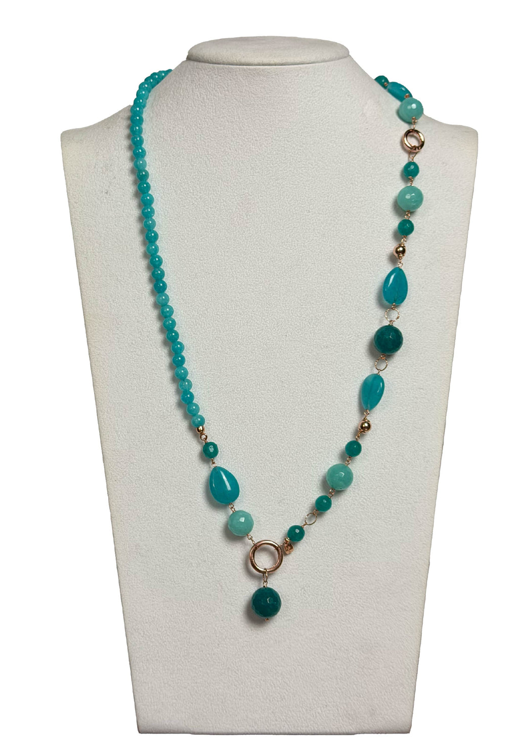 Collana long Wave giada scomponibile