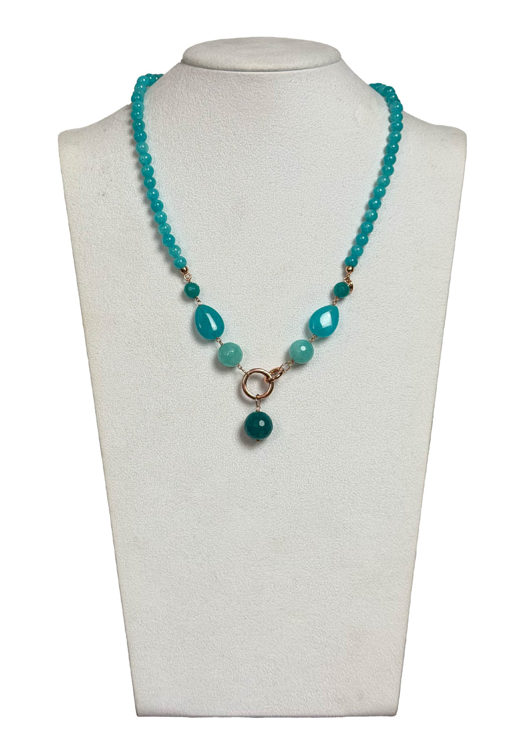 Collana long Wave giada scomponibile