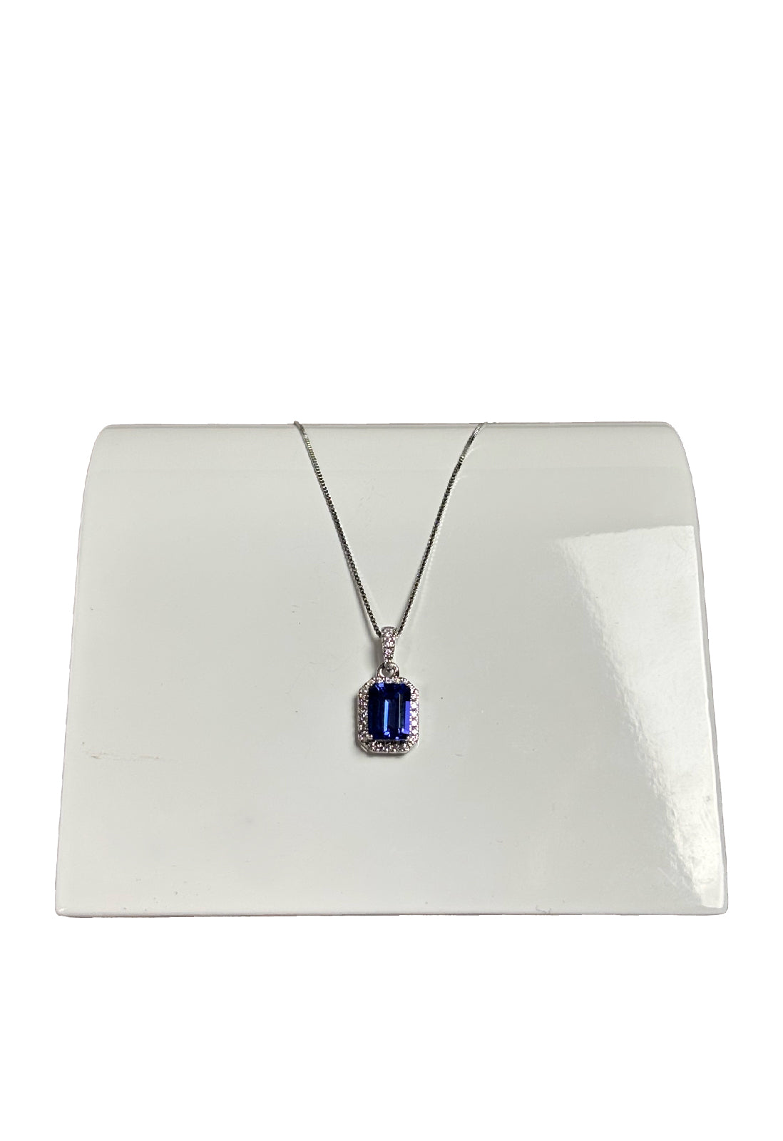 Girocollo tanzanite brillanti