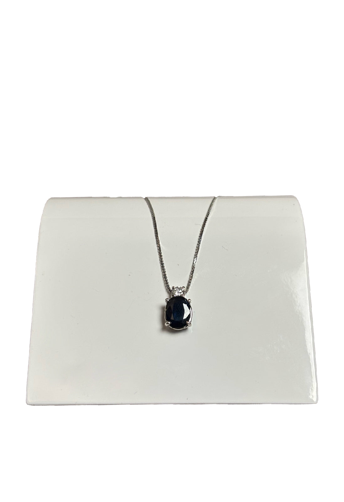 Girocollo zaffiro brillante