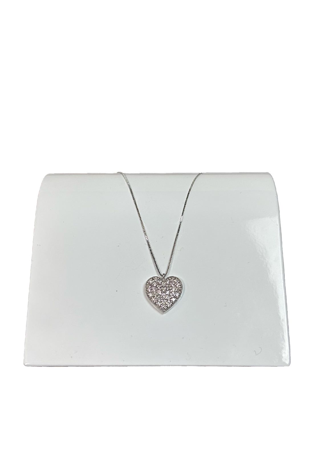 Girocollo cuore brillanti