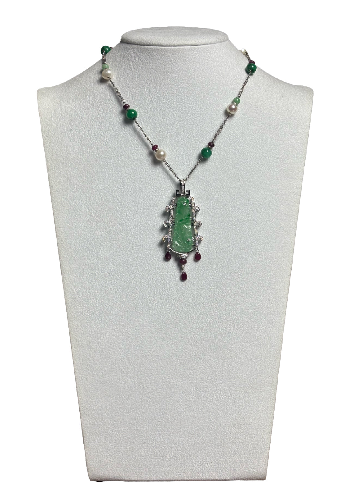 Ciondolo giada brillanti