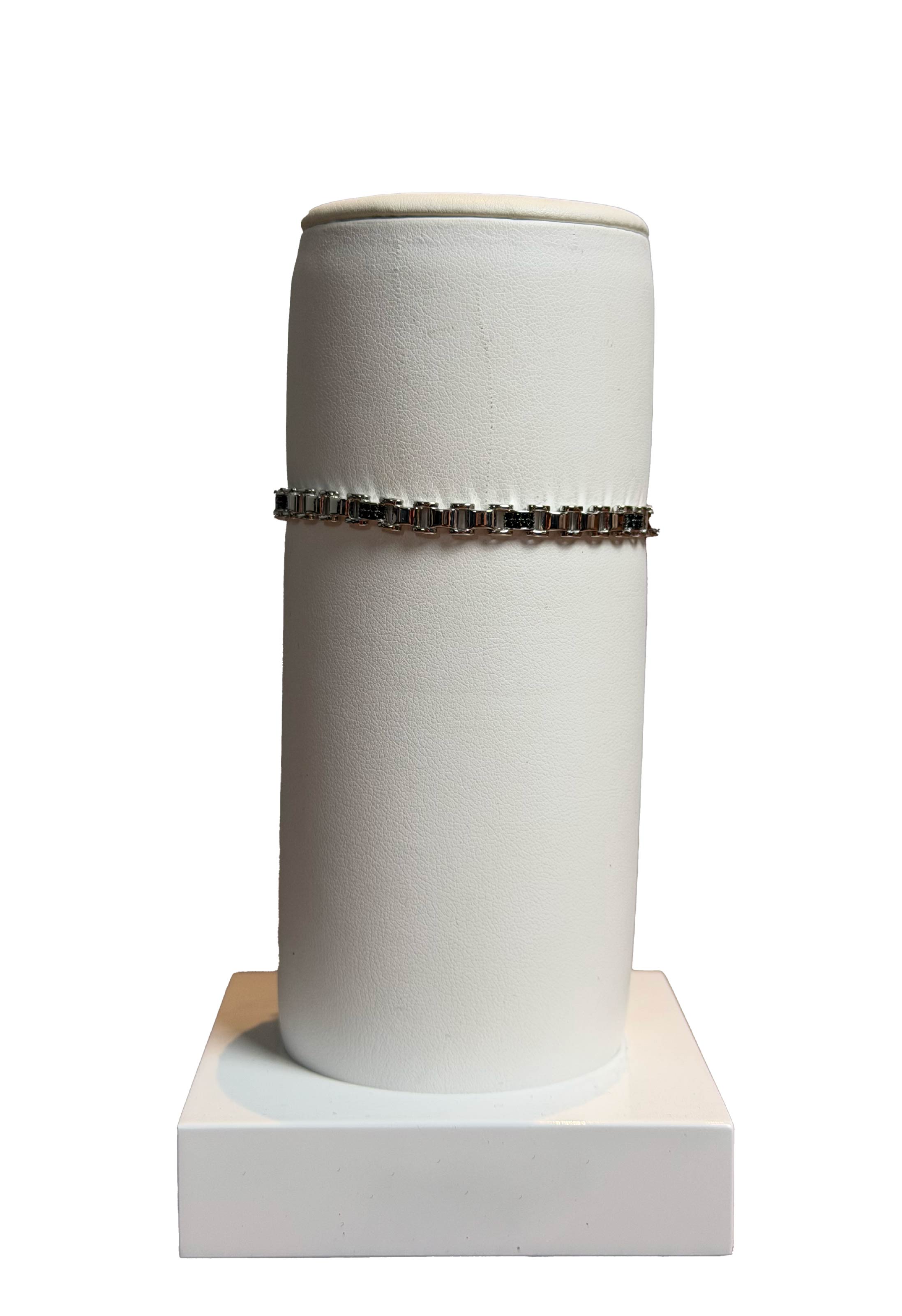 Bracciale uomo Mabina zirconie nere