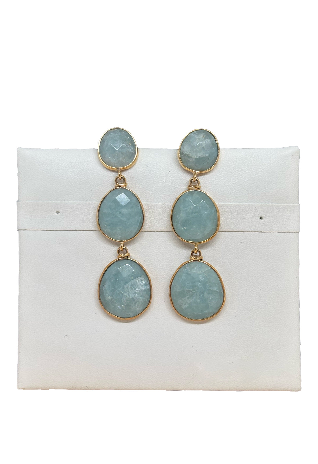 Orecchini acquamarina oro