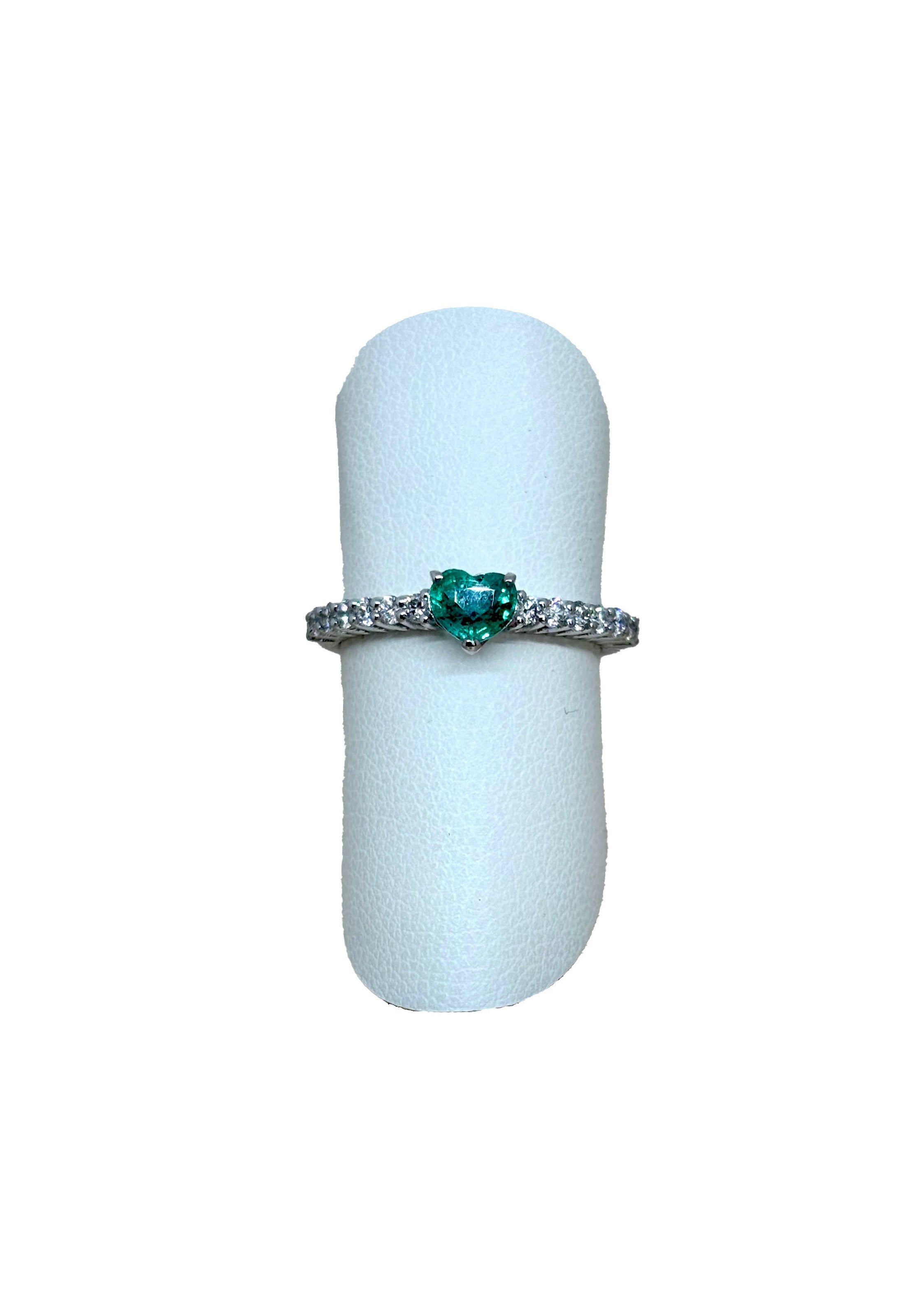Anello Smeraldo Brillanti