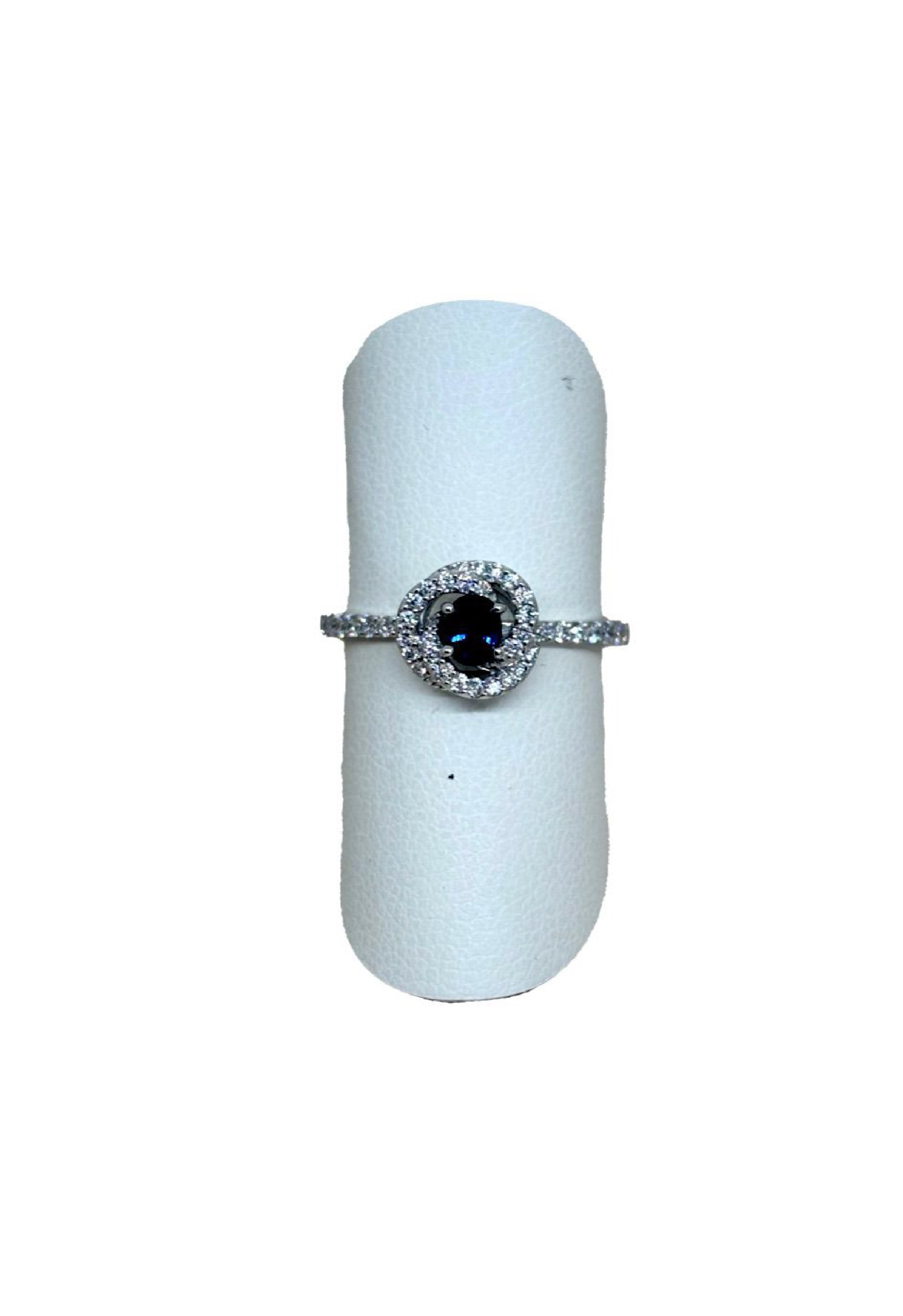 Anello Zaffiro Brillanti