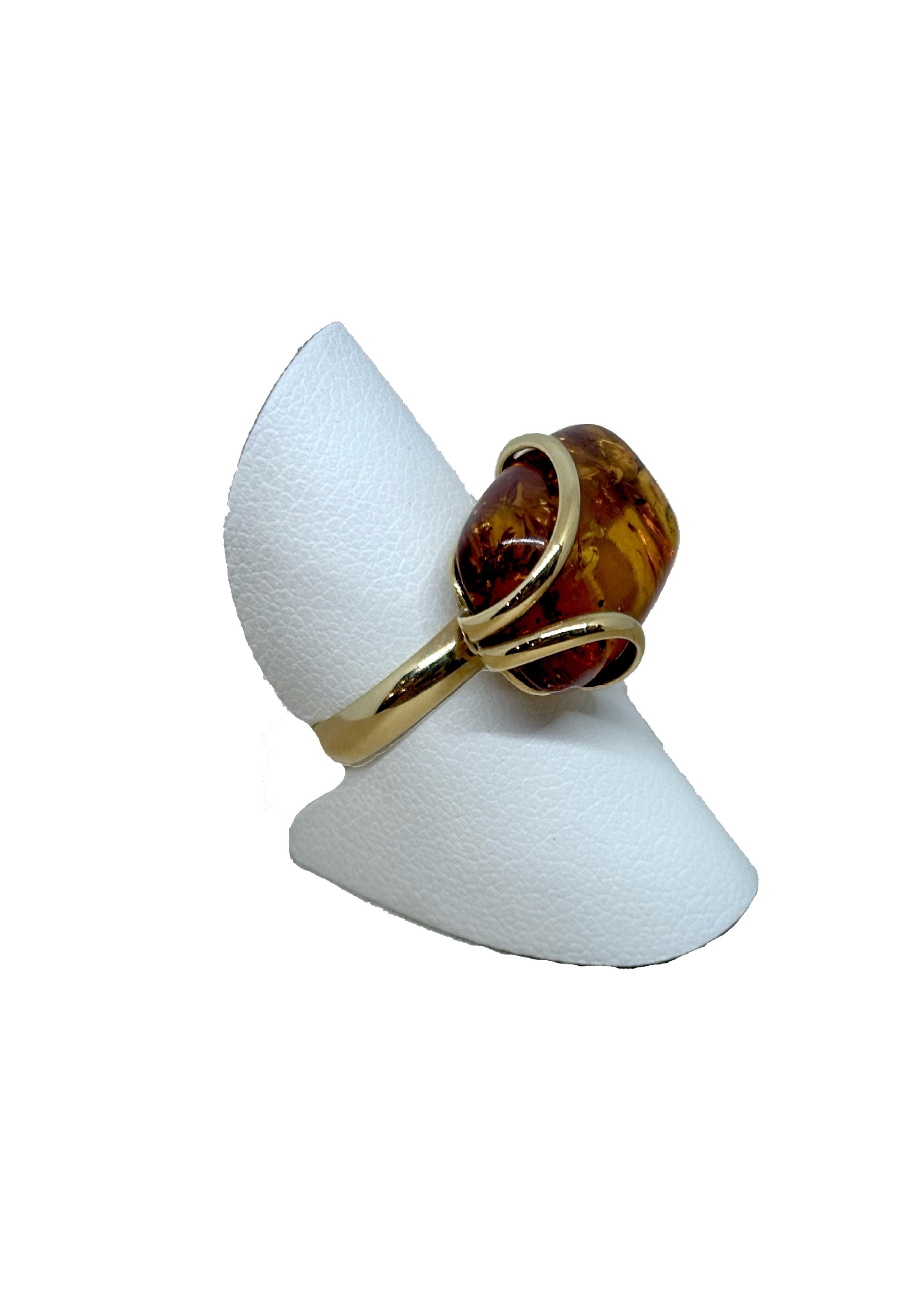 Anello Ambra Collezione Graffiti