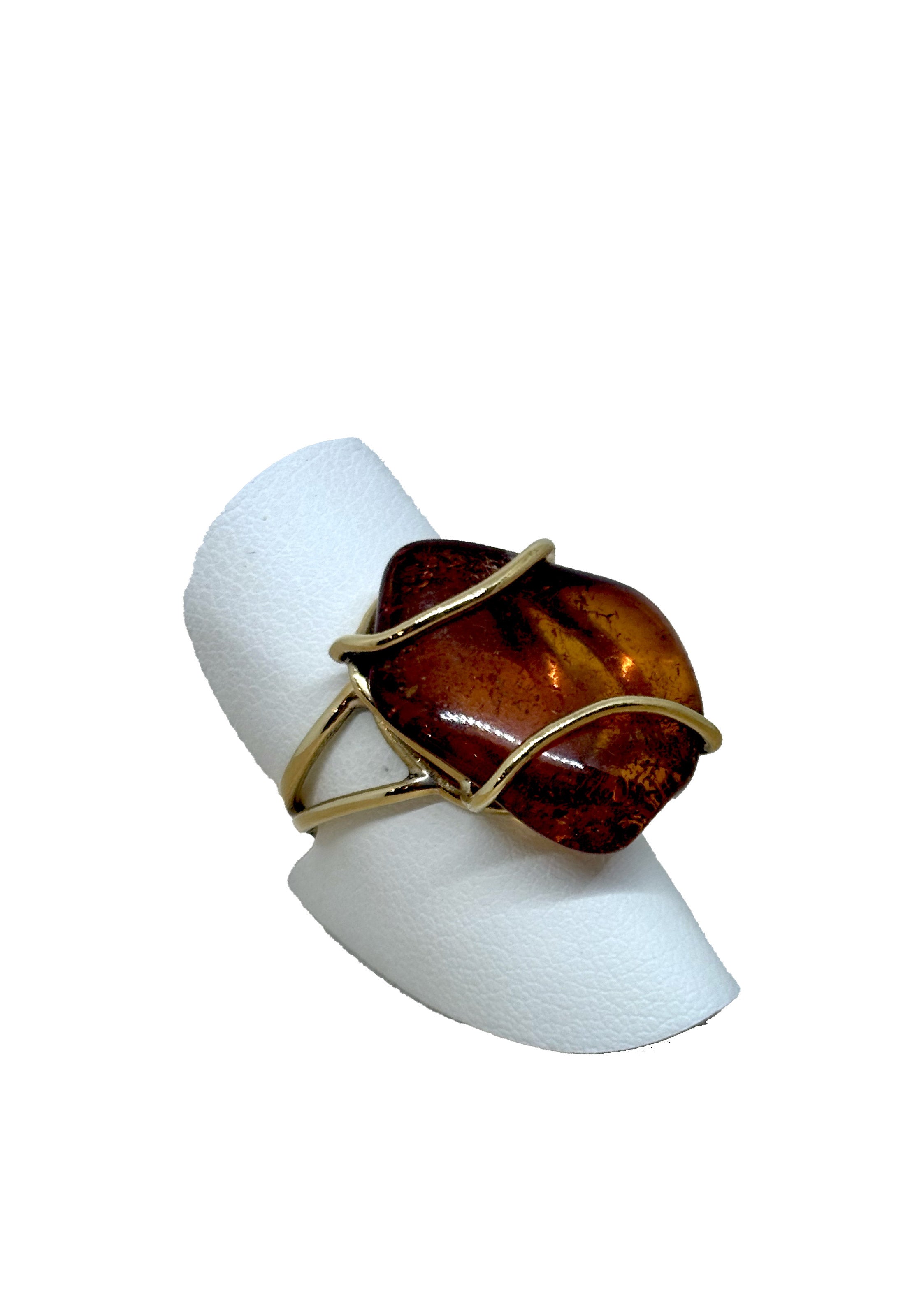 Anello Ambra Oro
