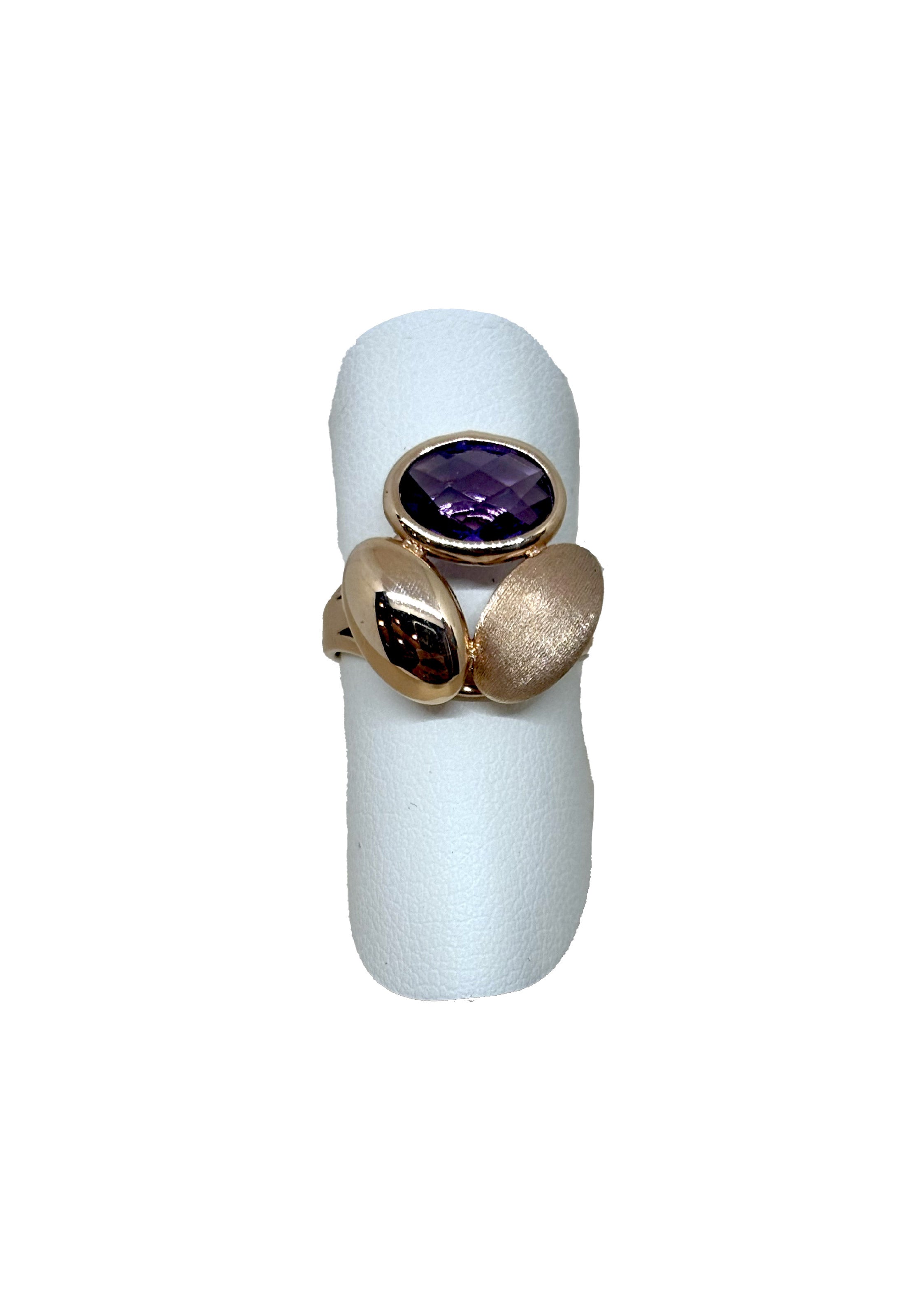 Anello Ametista Oro