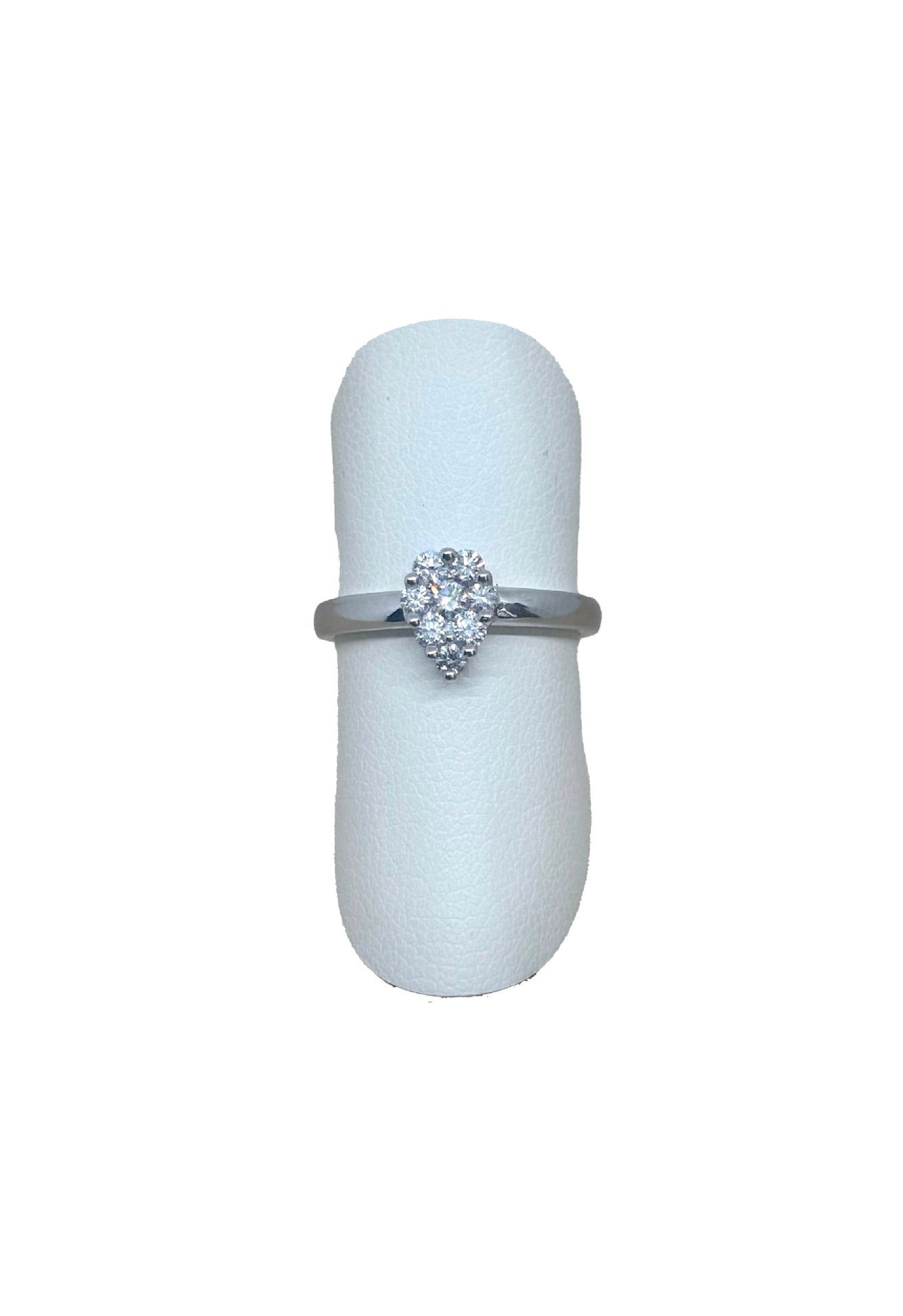 Anello Goccia Brillanti