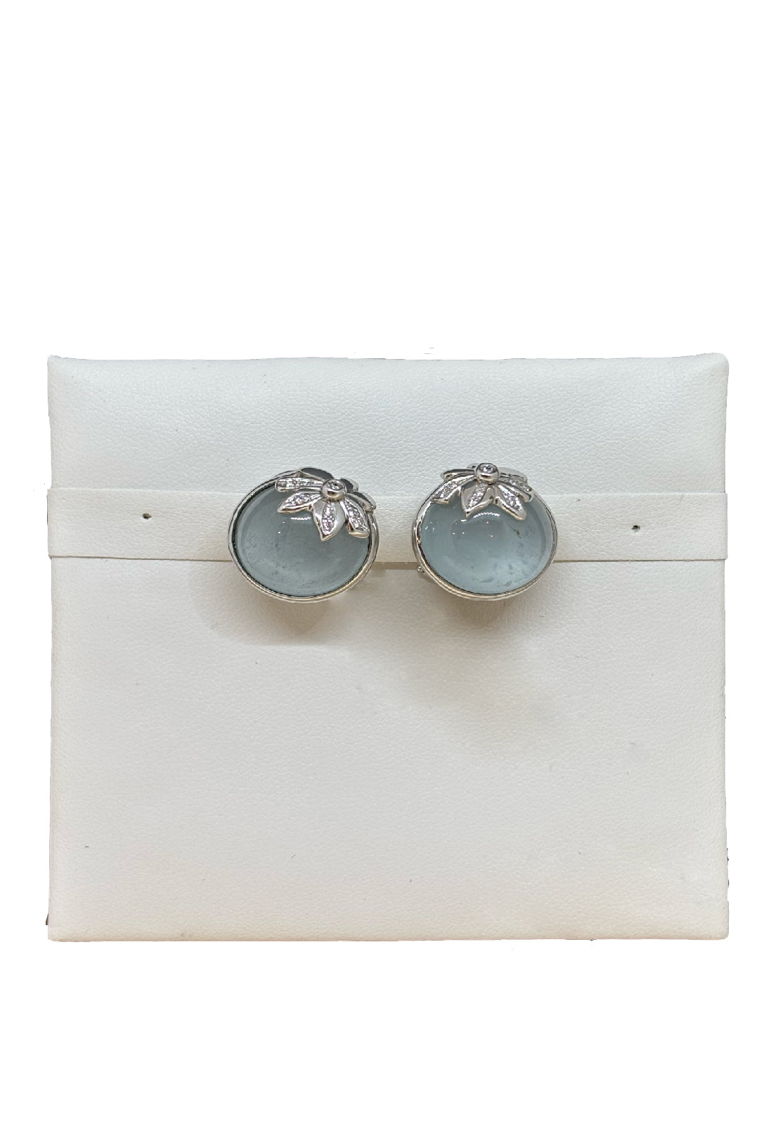 Orecchini acquamarina Milk brillanti