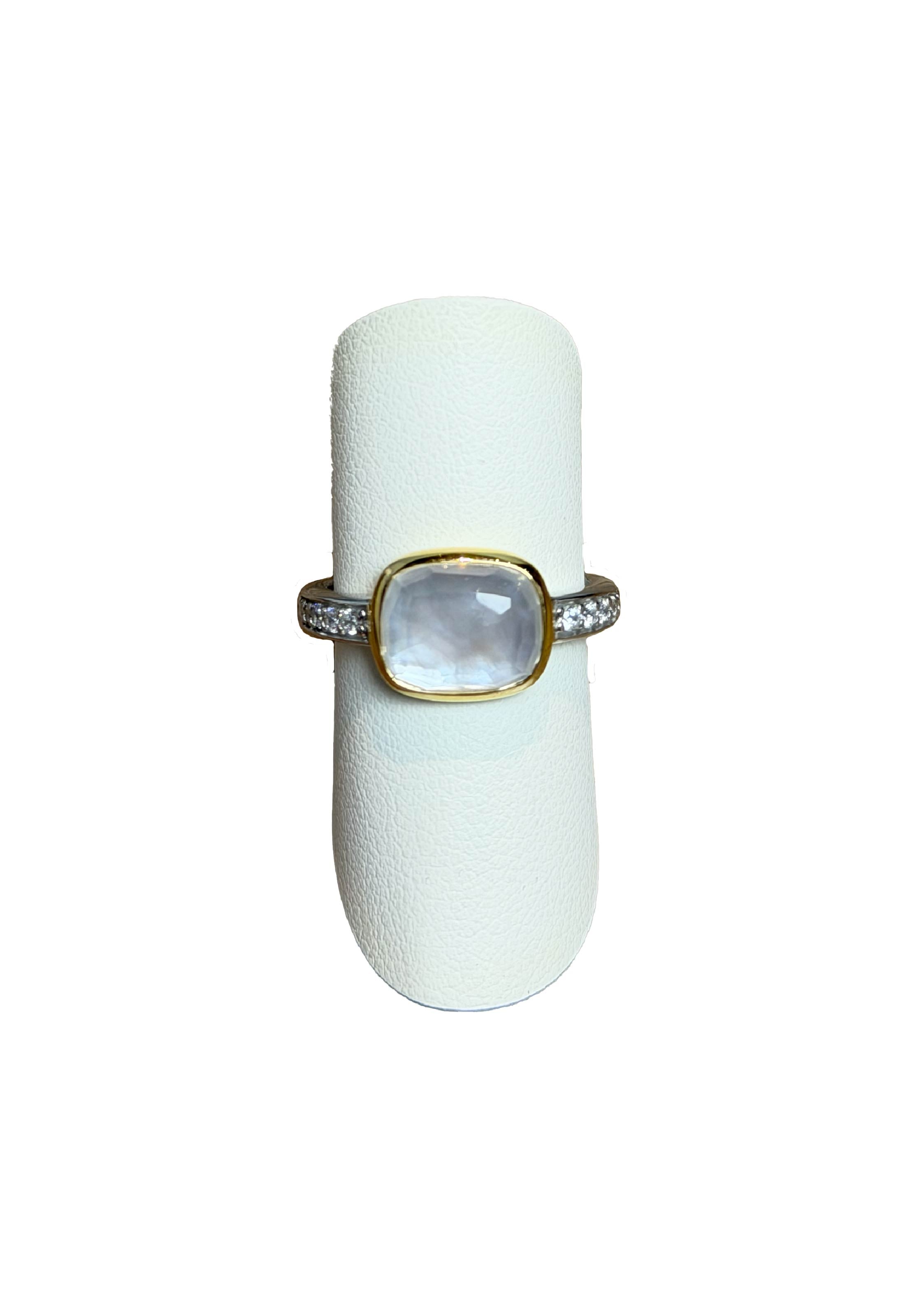 Anello cristallo rocca
