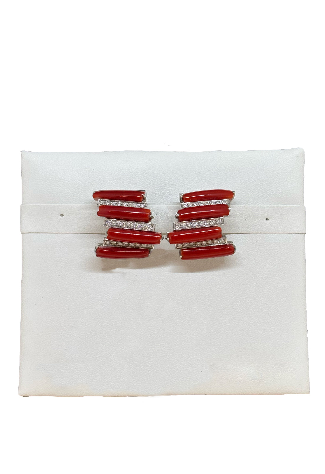 Orecchini Rajola Fuego corallo