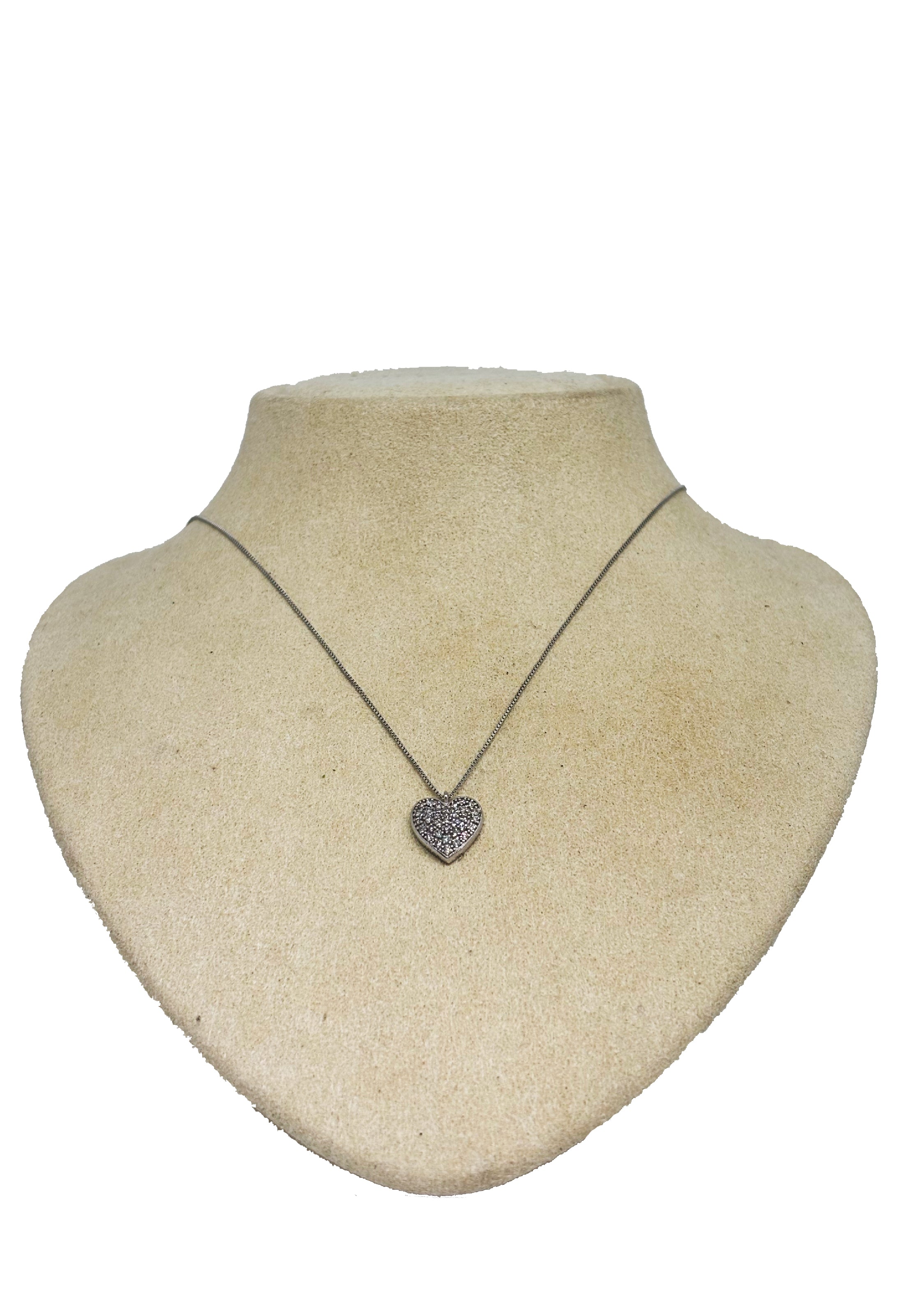 Girocollo cuore brillanti