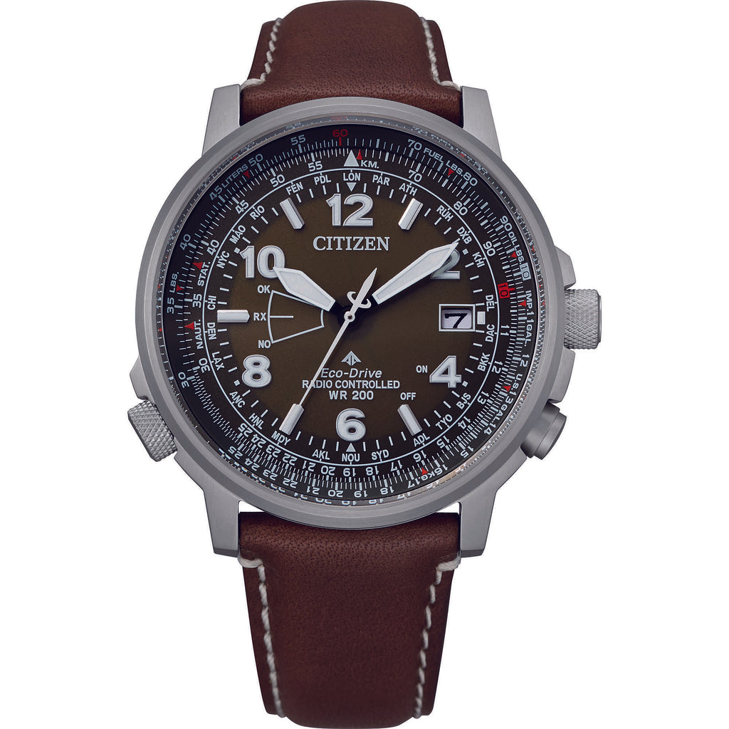 Orologio Citizen radio controllato pilot CB0240-29X