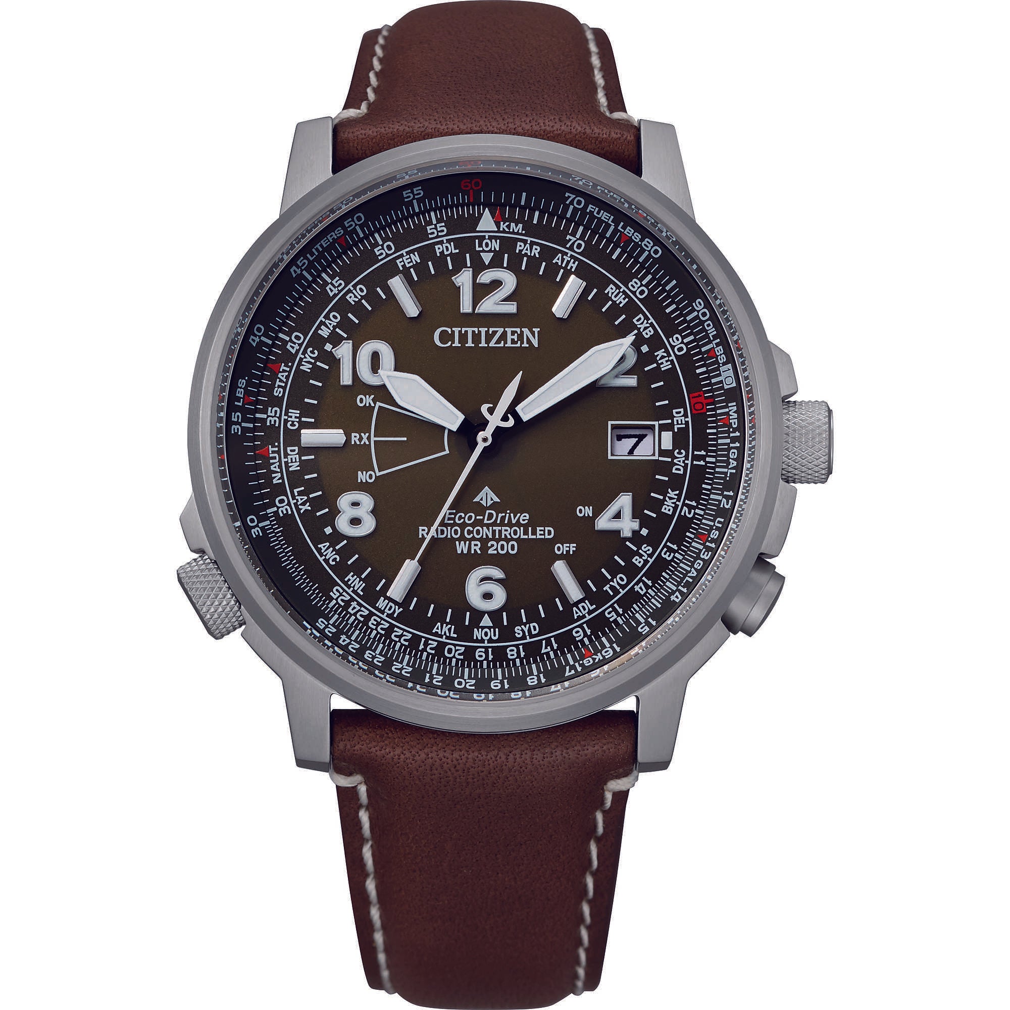 Orologio Citizen radio controllato pilot CB0240-29X